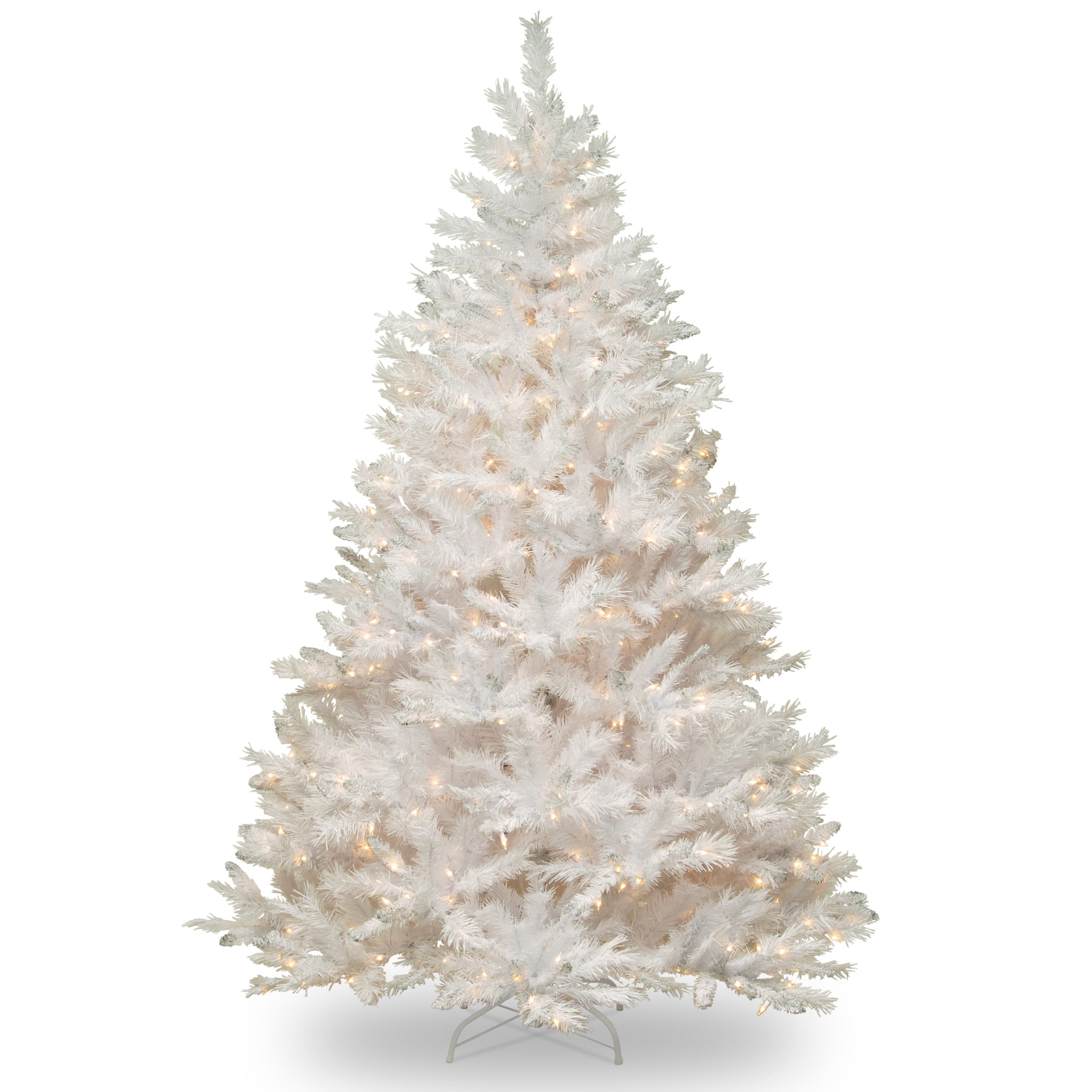 6ft. Pre-Lit Winchester White Pine Artificial Christmas Tree, Clear Lights