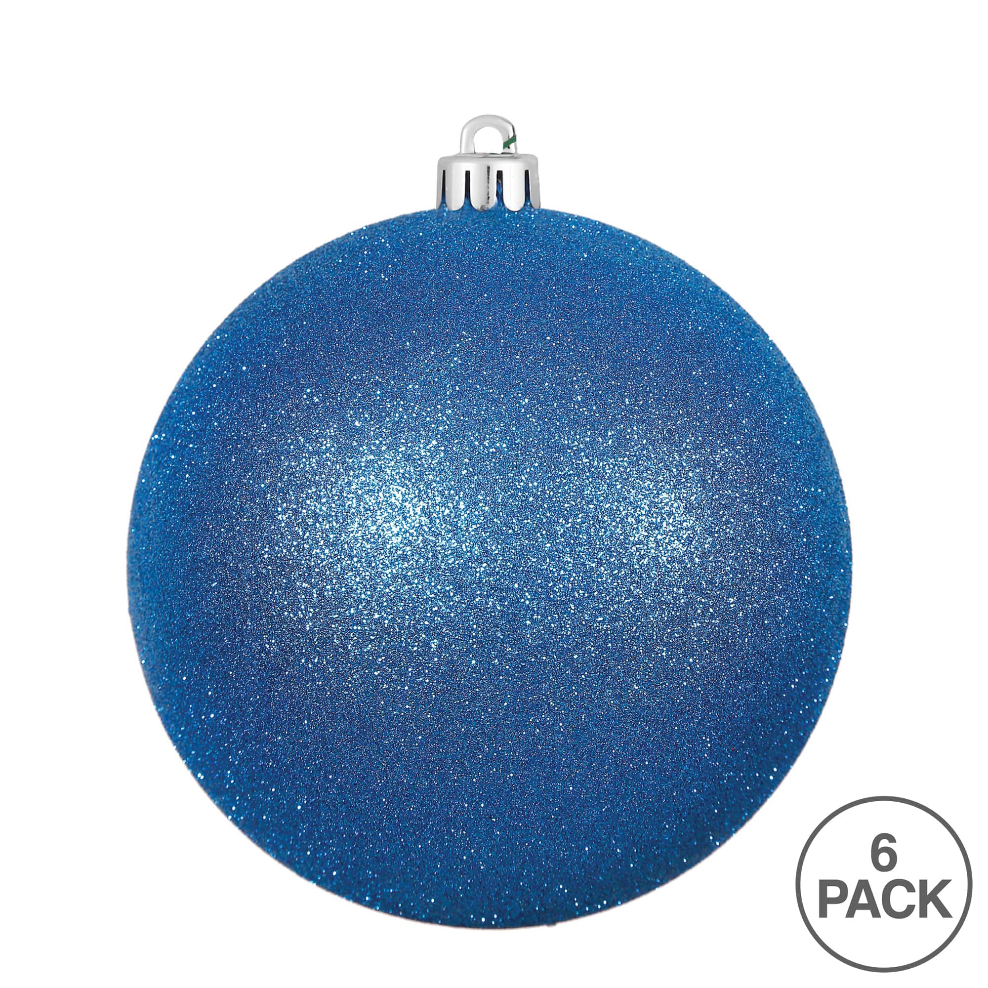 Vickerman Blue Glitter Ball Ornaments