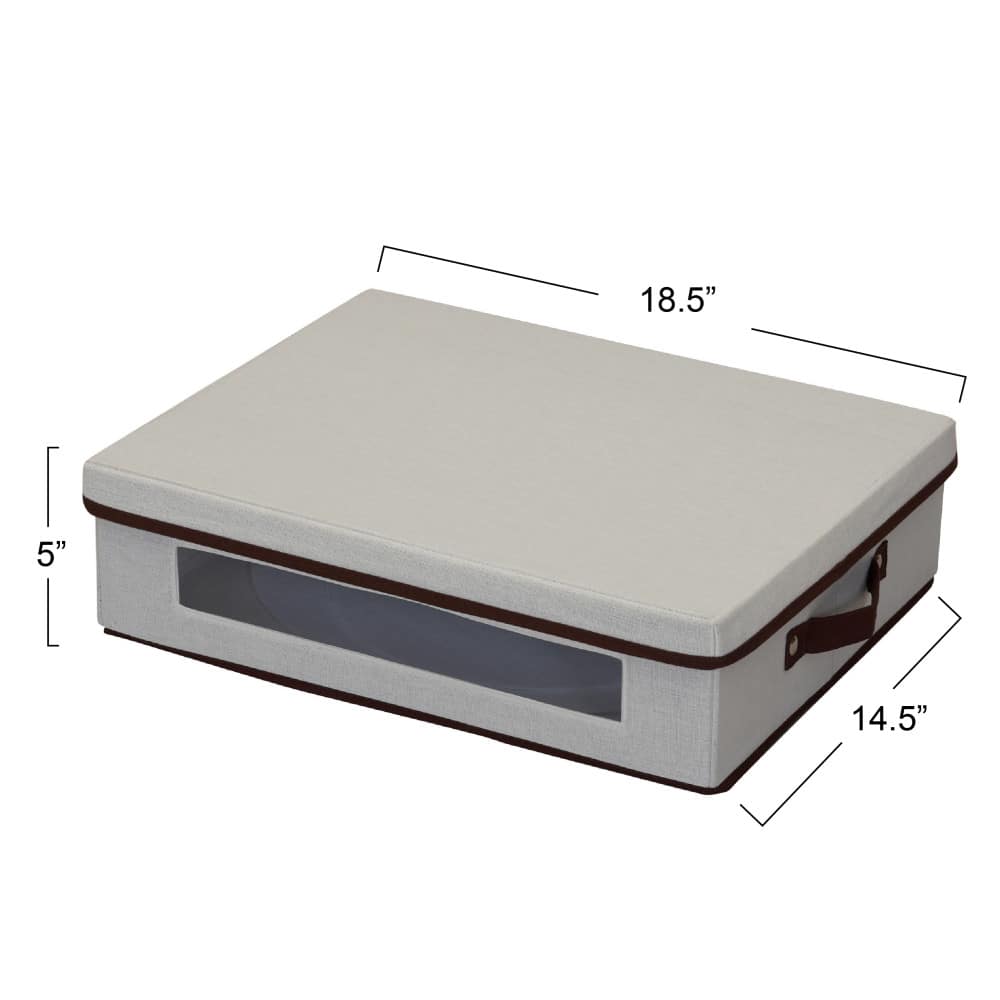 Household Essentials Plate Storage Box