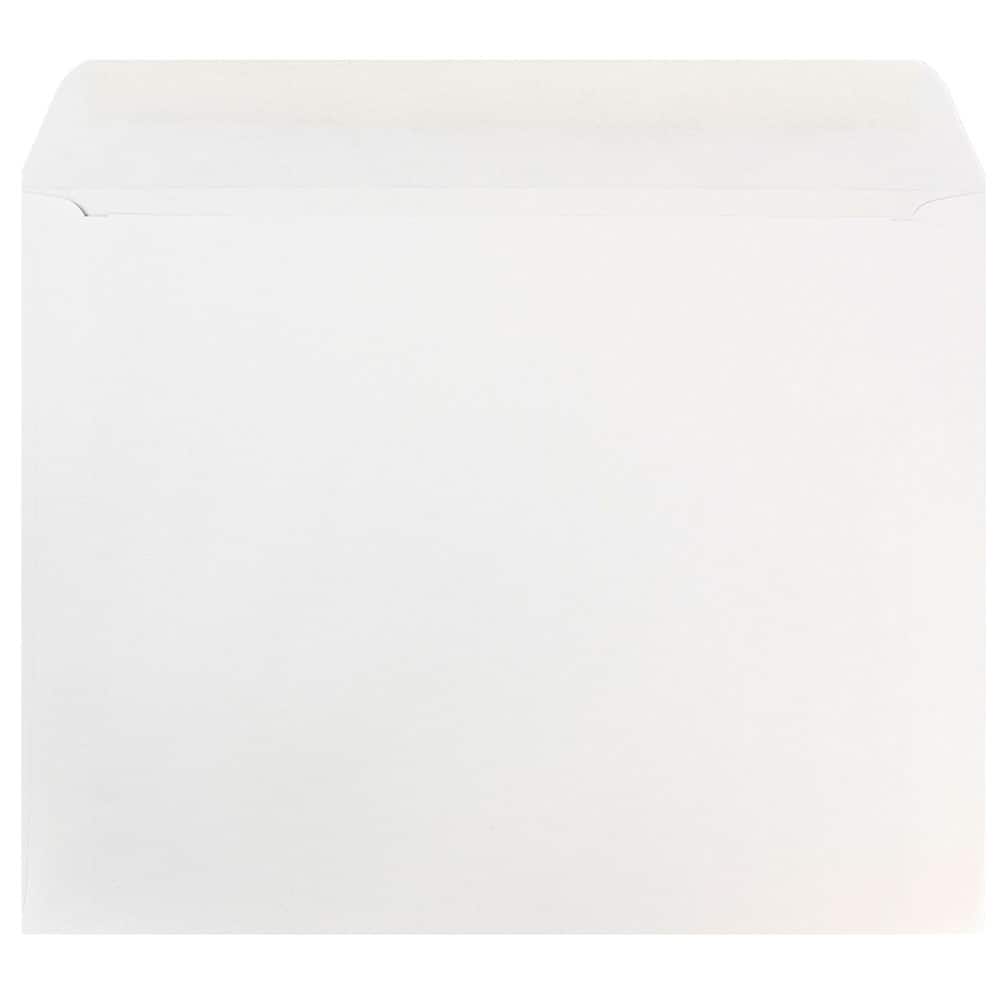 JAM Paper 10" x 13" White Booklet Envelopes, 50ct.