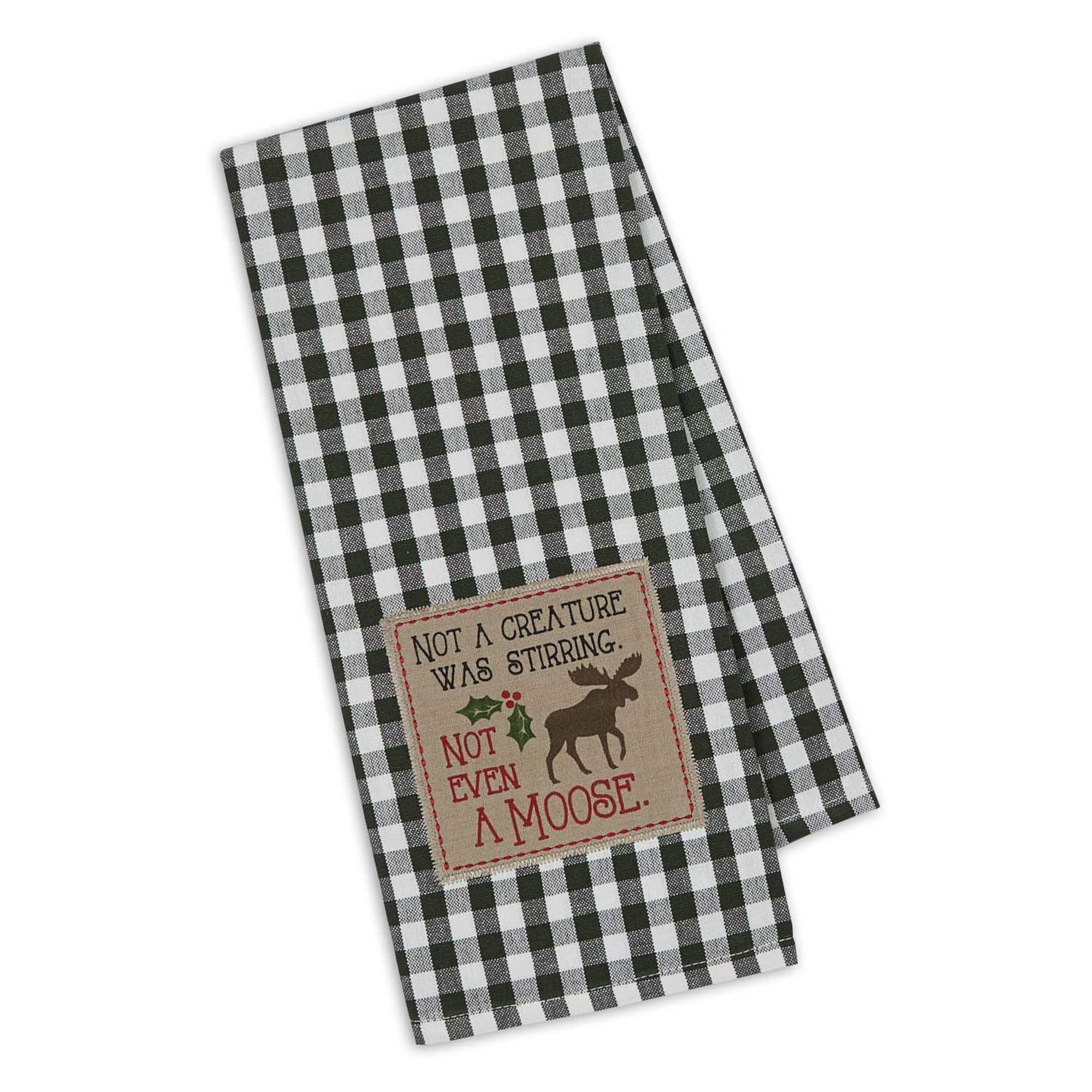 DII® Cabin Christmas Embroidered Dishtowel Set