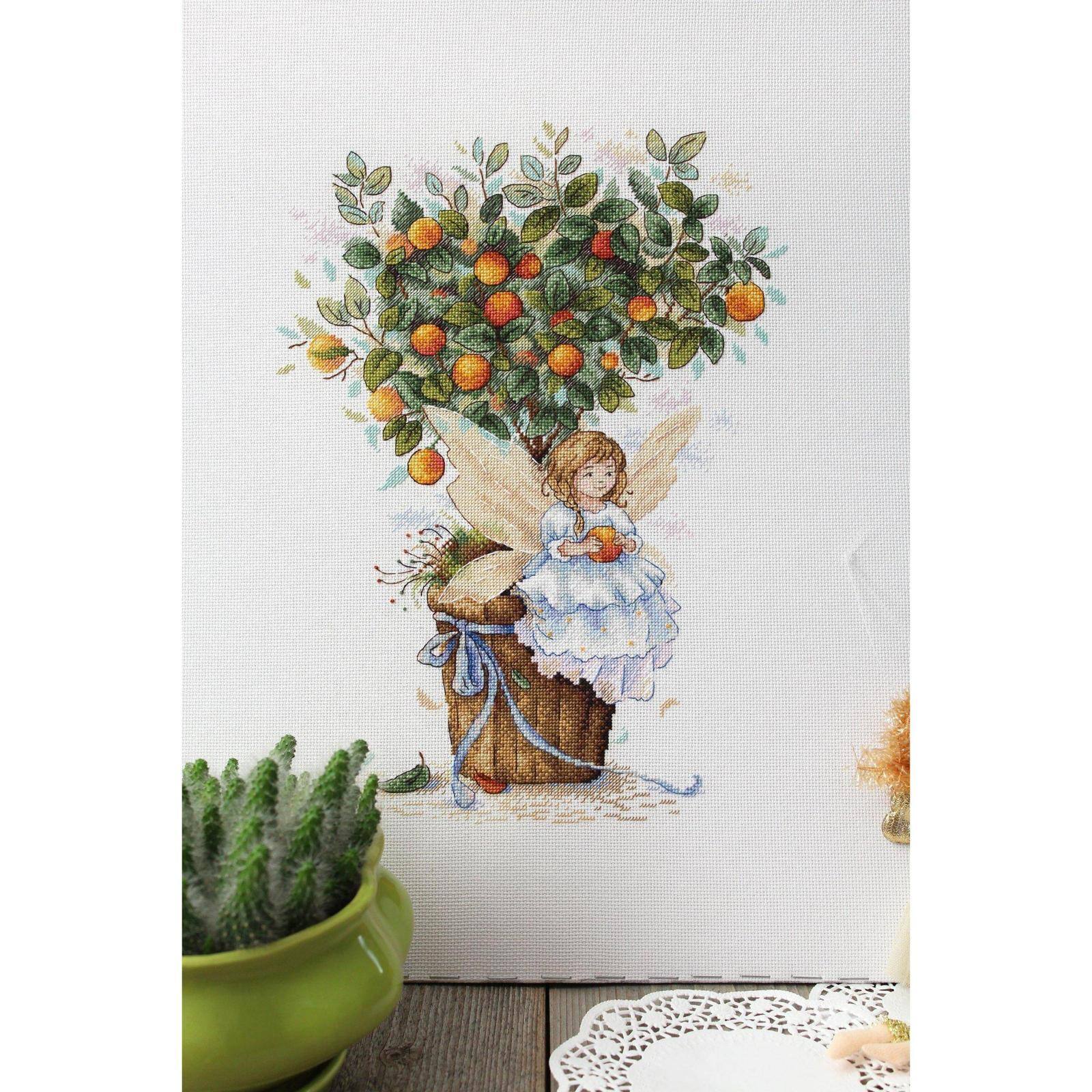 MP Studia Orange Fairy Cross Stitch Kit