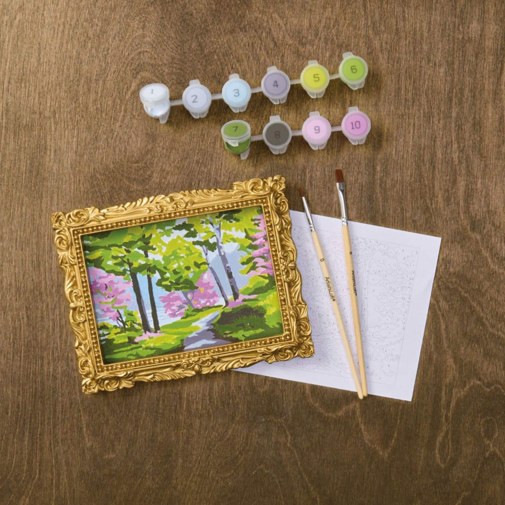 Forest Path Paint-by-Number Framed Mini Kit by Artist's Loft®