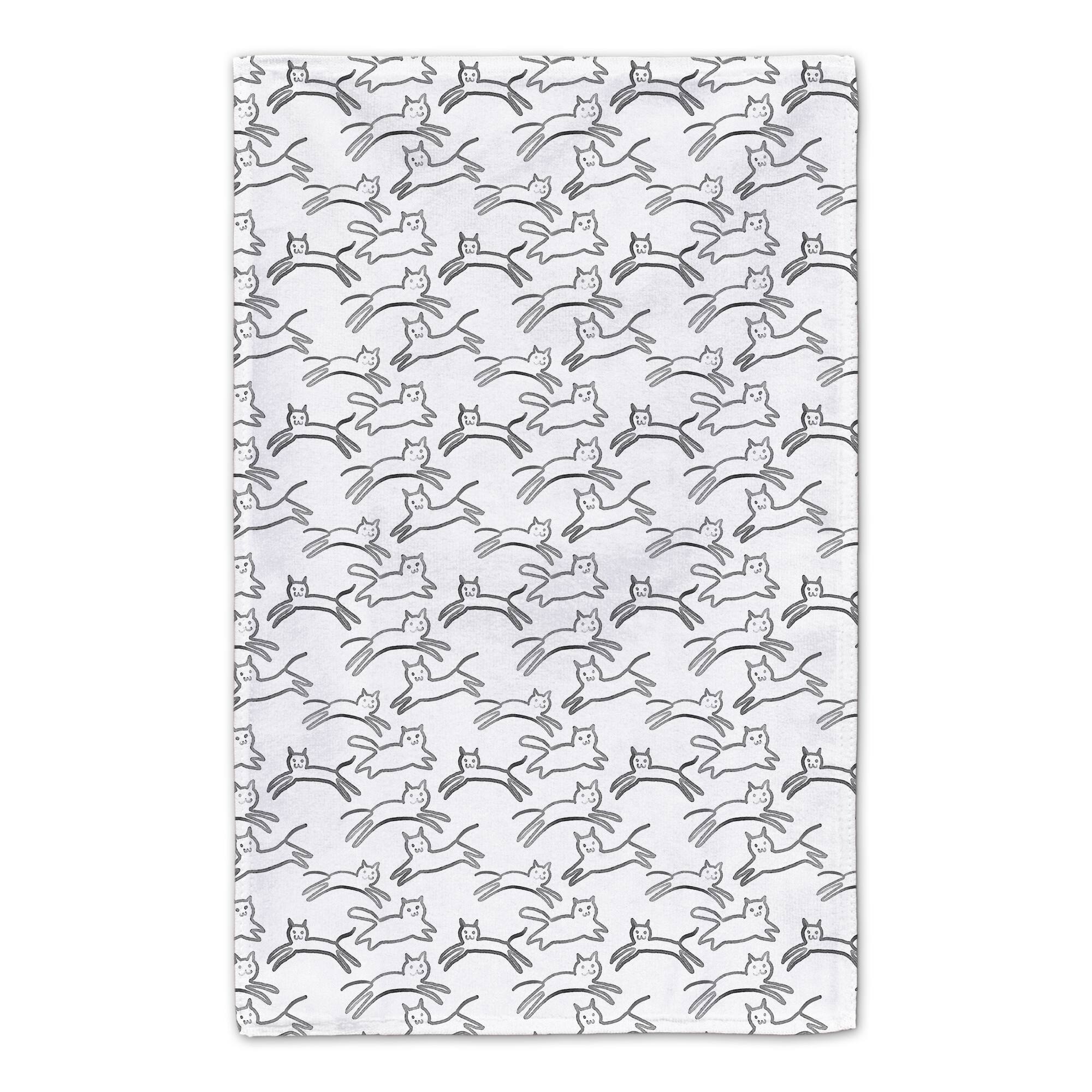 Count the Meows 16" x 25" Tea Towel - Set of 2