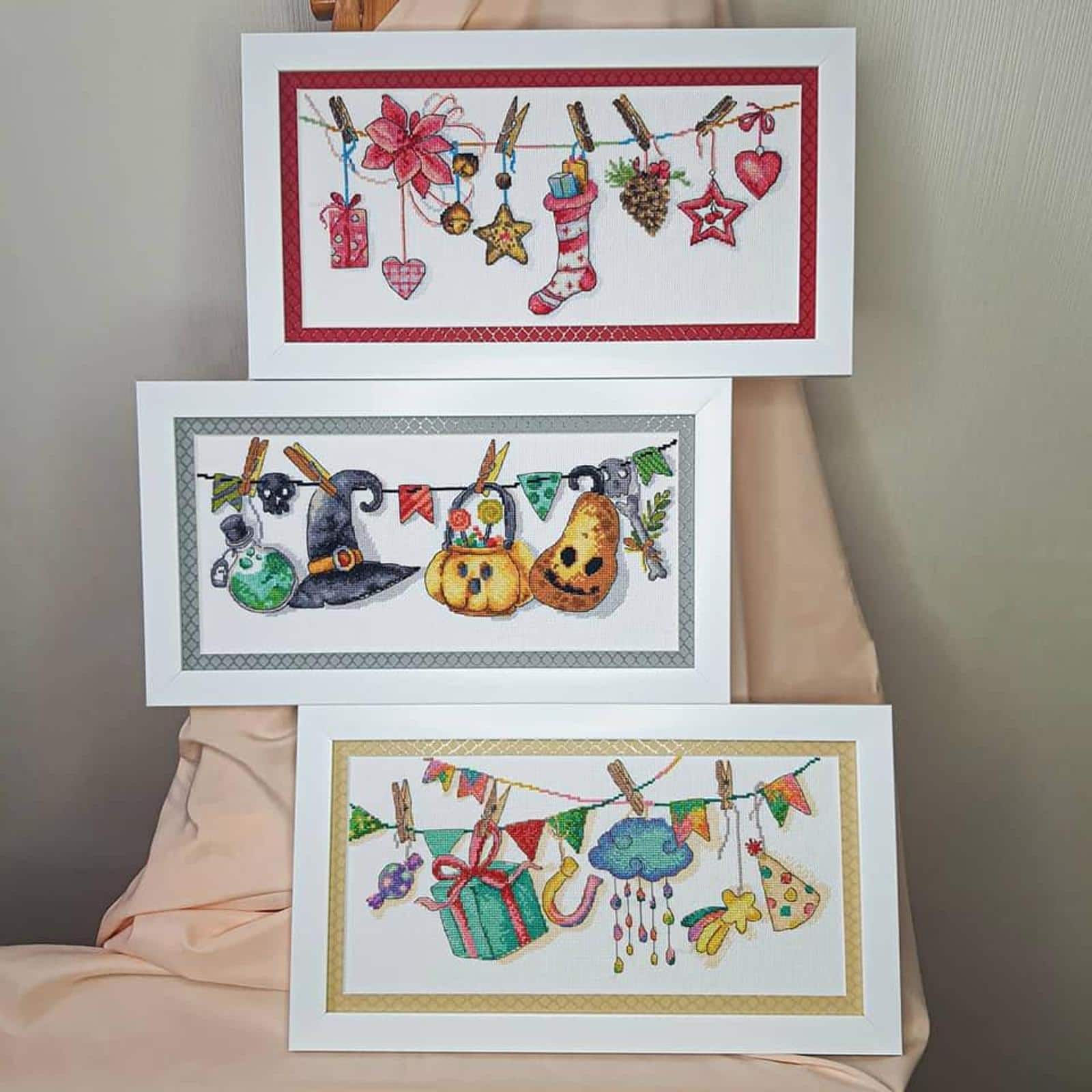 Charivna Mit Cross Stitch Kit Halloween