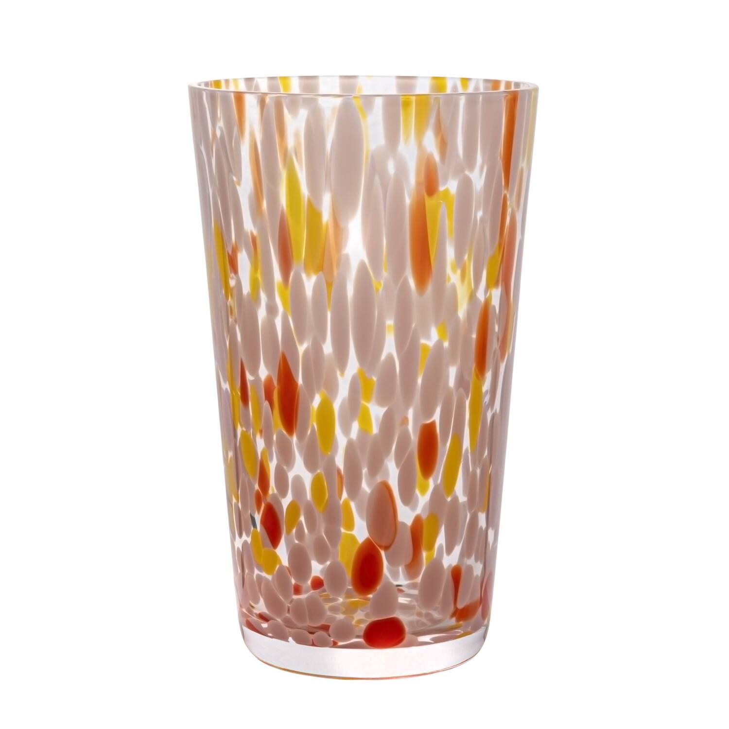 Hello Honey® Round Varied Multicolor Drinking Glass Set