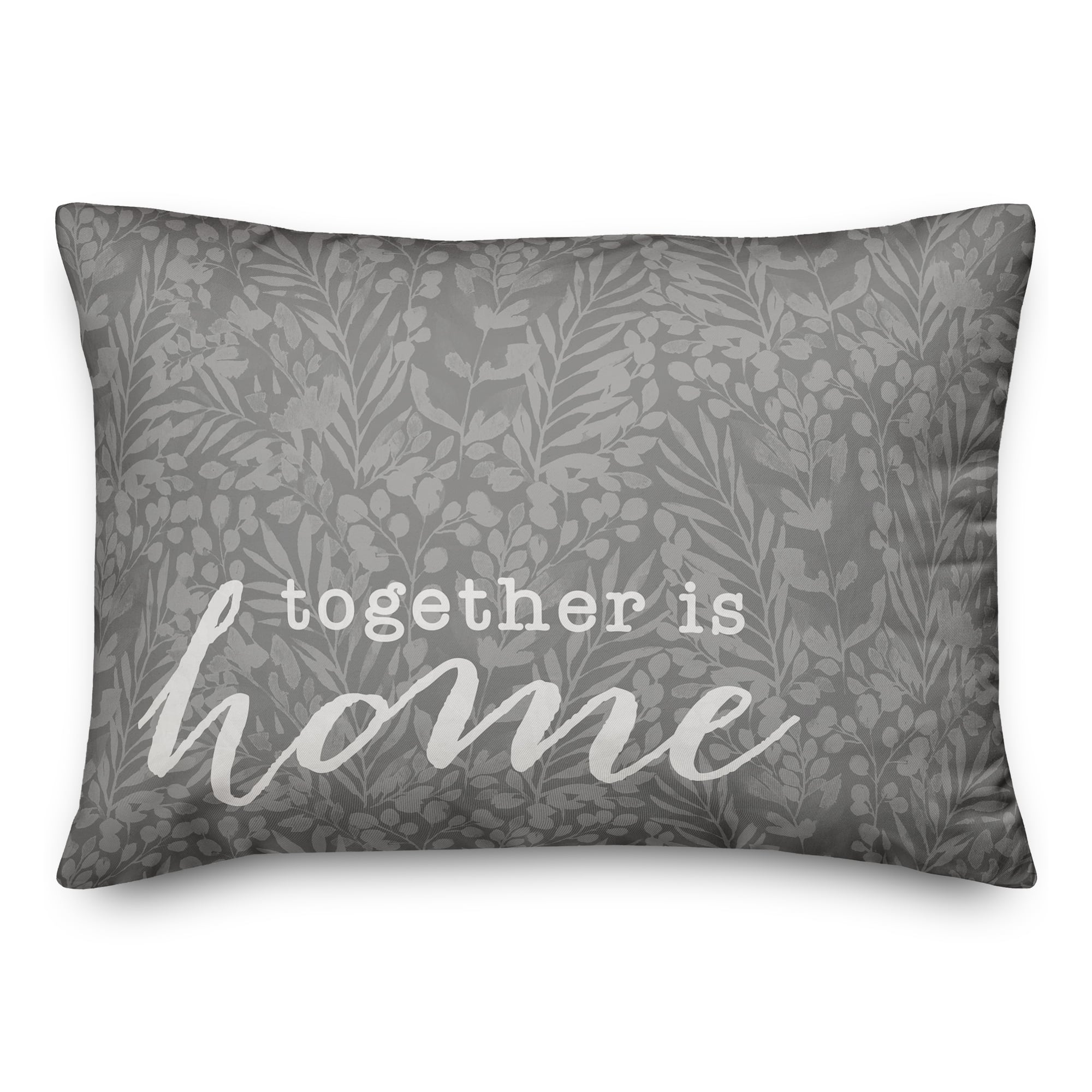 20" x 14" Together Is Home Throw Pillow