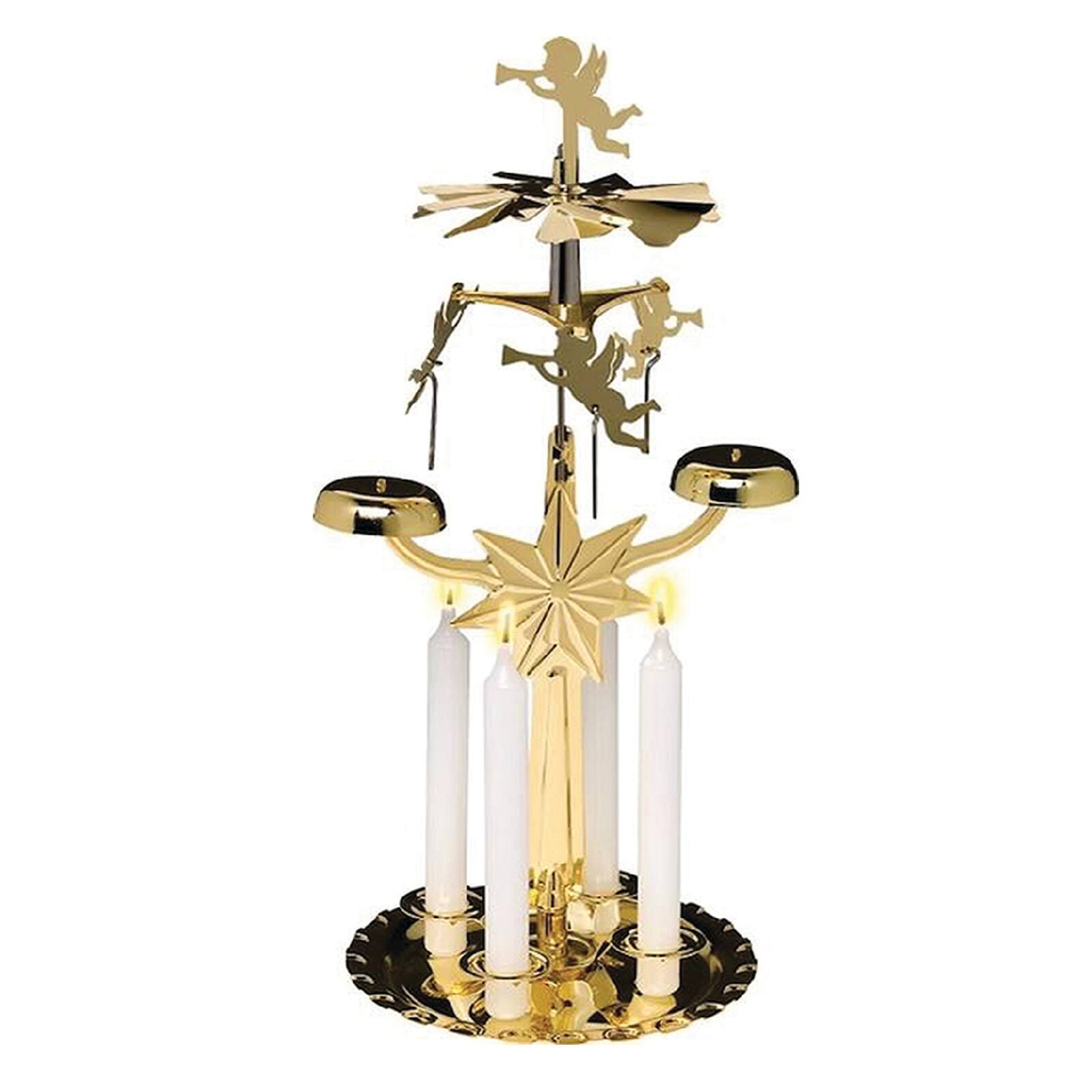 12" Gold Angel Chime By Santasworkshop | 5" x 5" x 12" | Michaels®