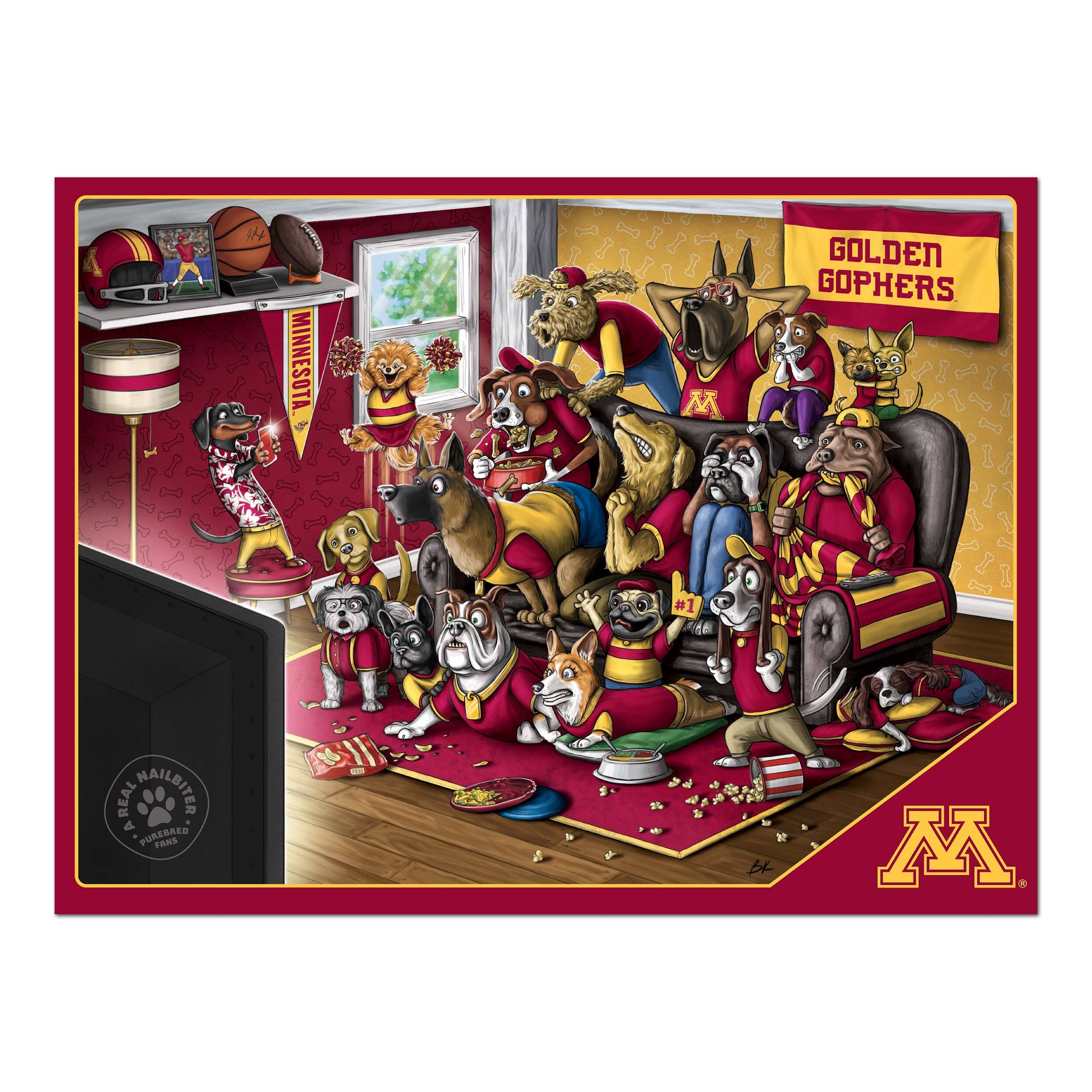 College Football Purebred Fans A Real Nailbiter 500 Piece Puzzle