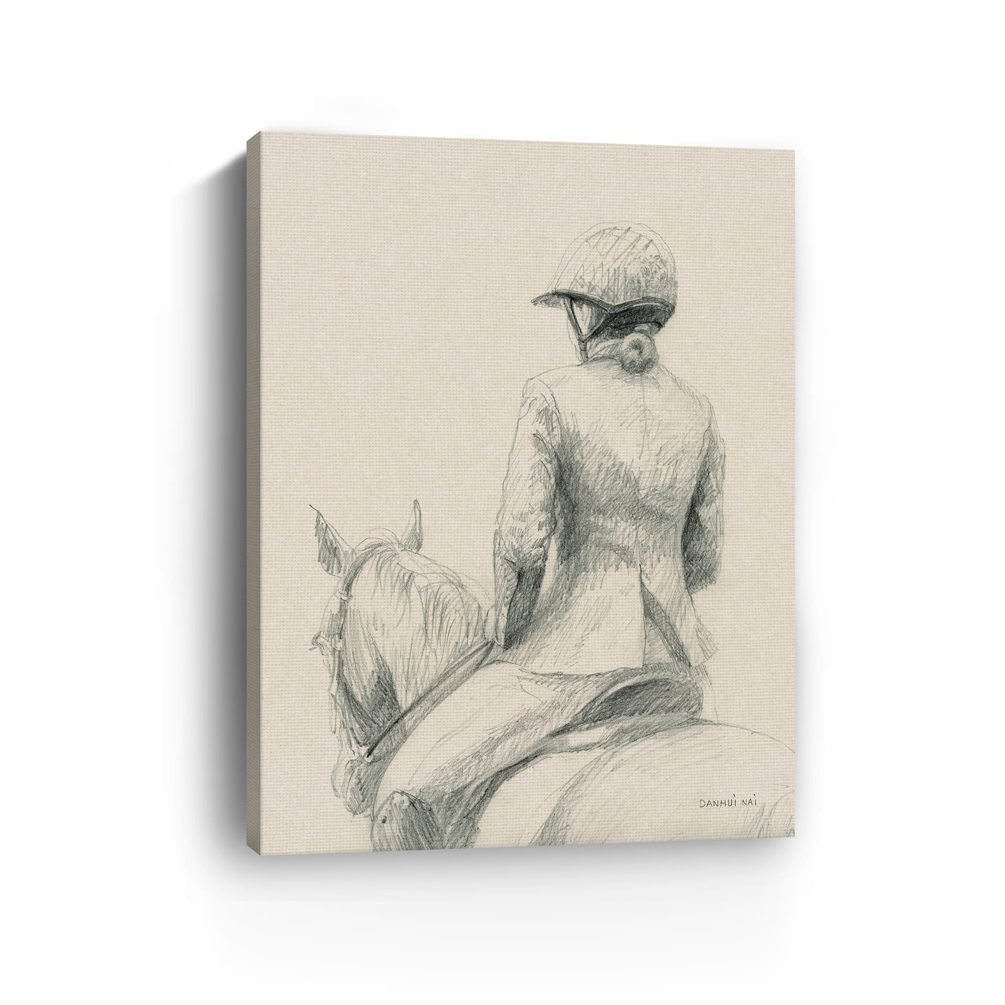 Lumaprints English Rider II Canvas Giclée Art