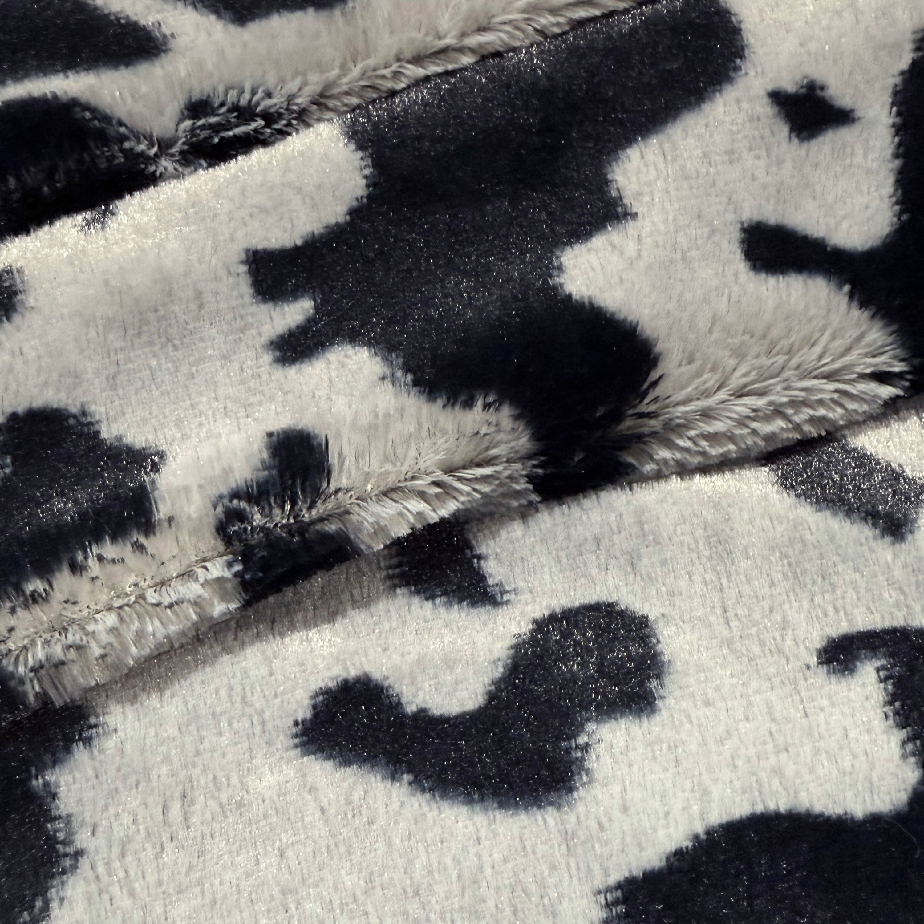 Feldman Gray Pony Safari Faux Fur Fabric