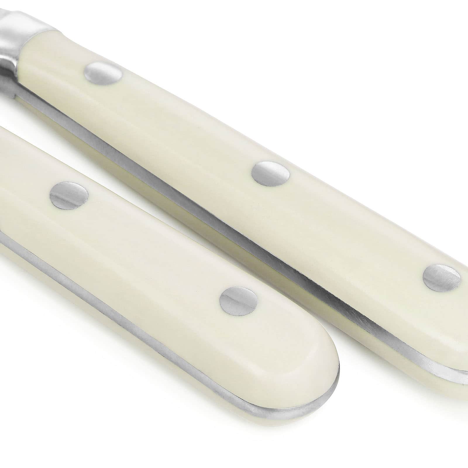 Martha Stewart Cream Stainless Steel 2 Piece Cutlery Set