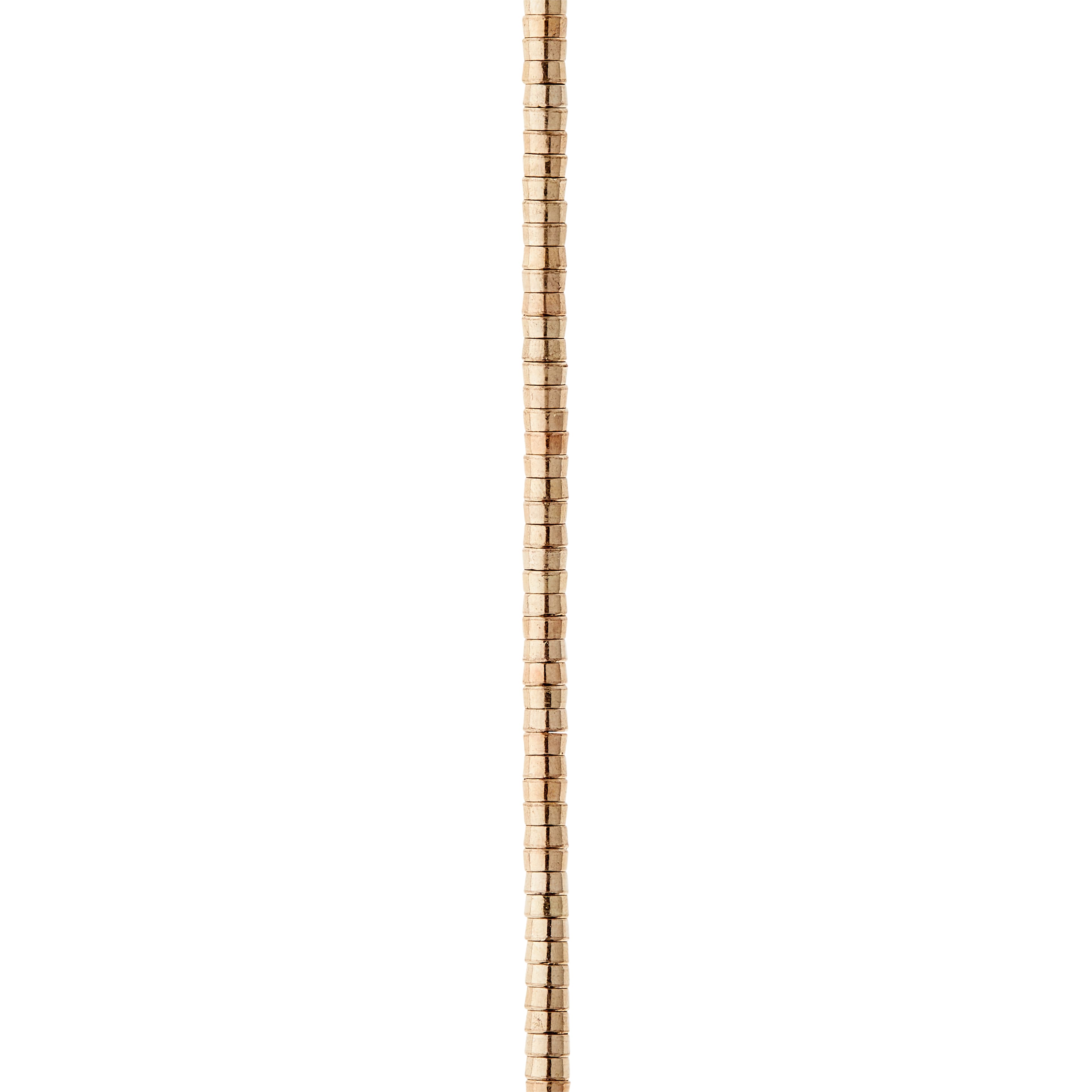 12 Pack: Rose Gold Metal Interlock Beads, 4mm by Bead Landing™