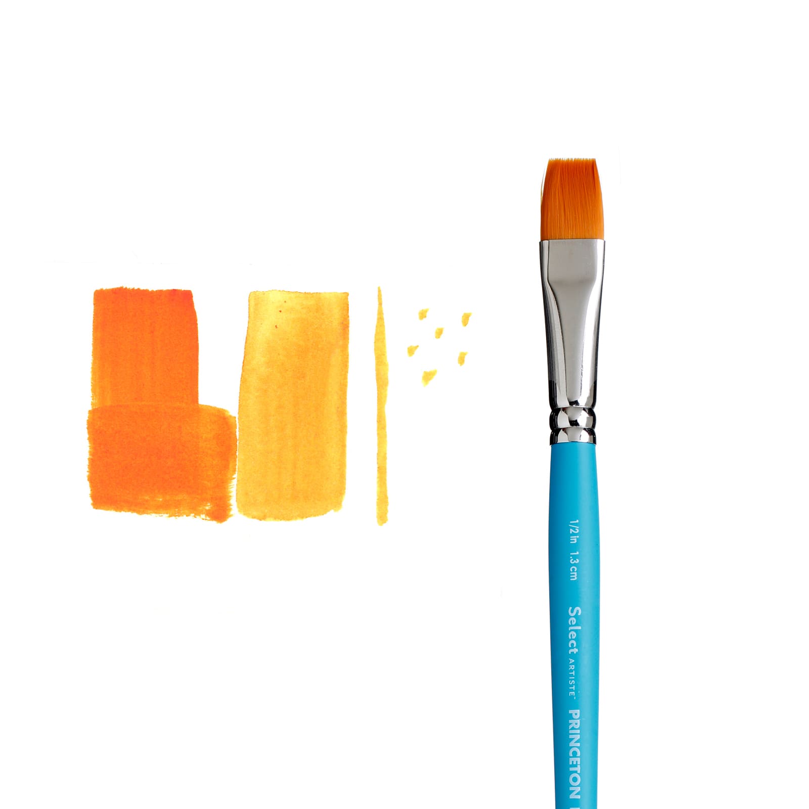 12 Pack: Princeton™ Select™ Artiste Series 3750 Short Handle Flat Wash Brush