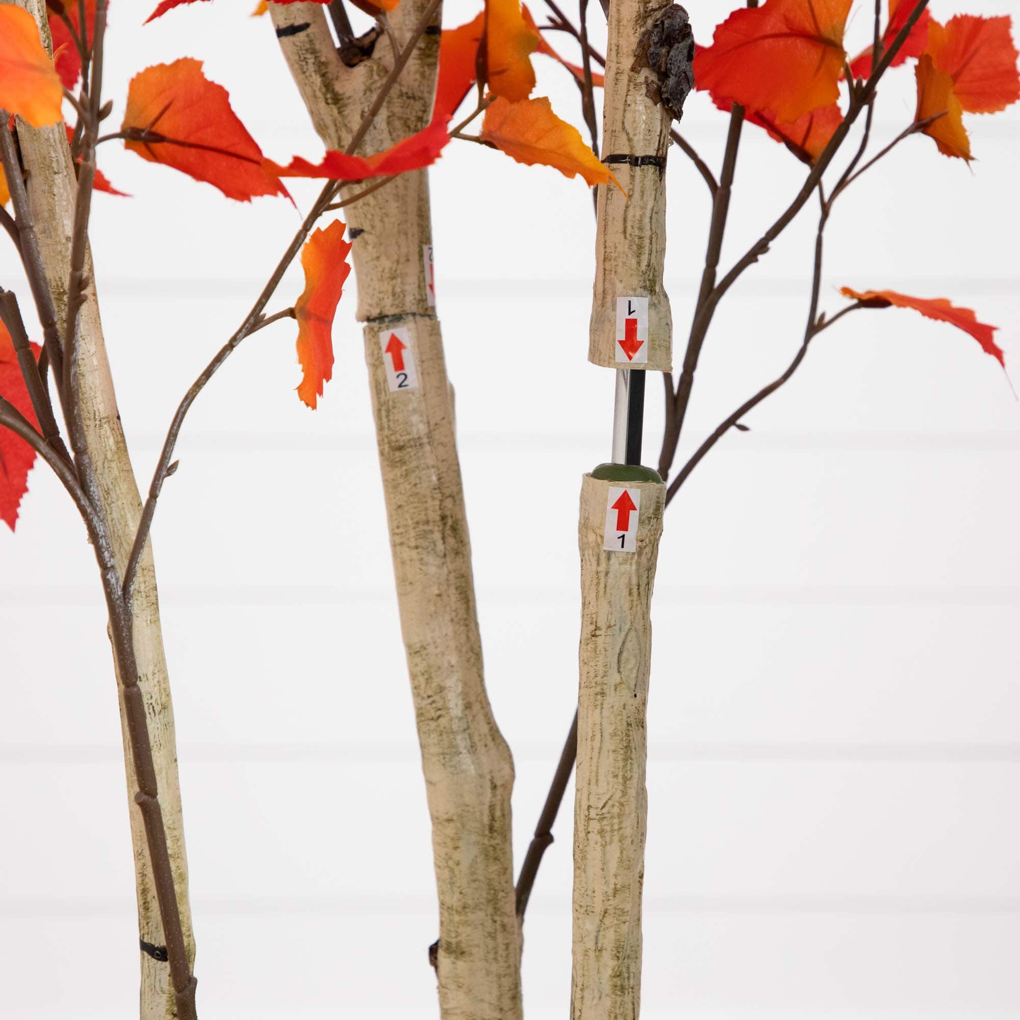 7ft. Potted Artificial Autumn Birch Tree
