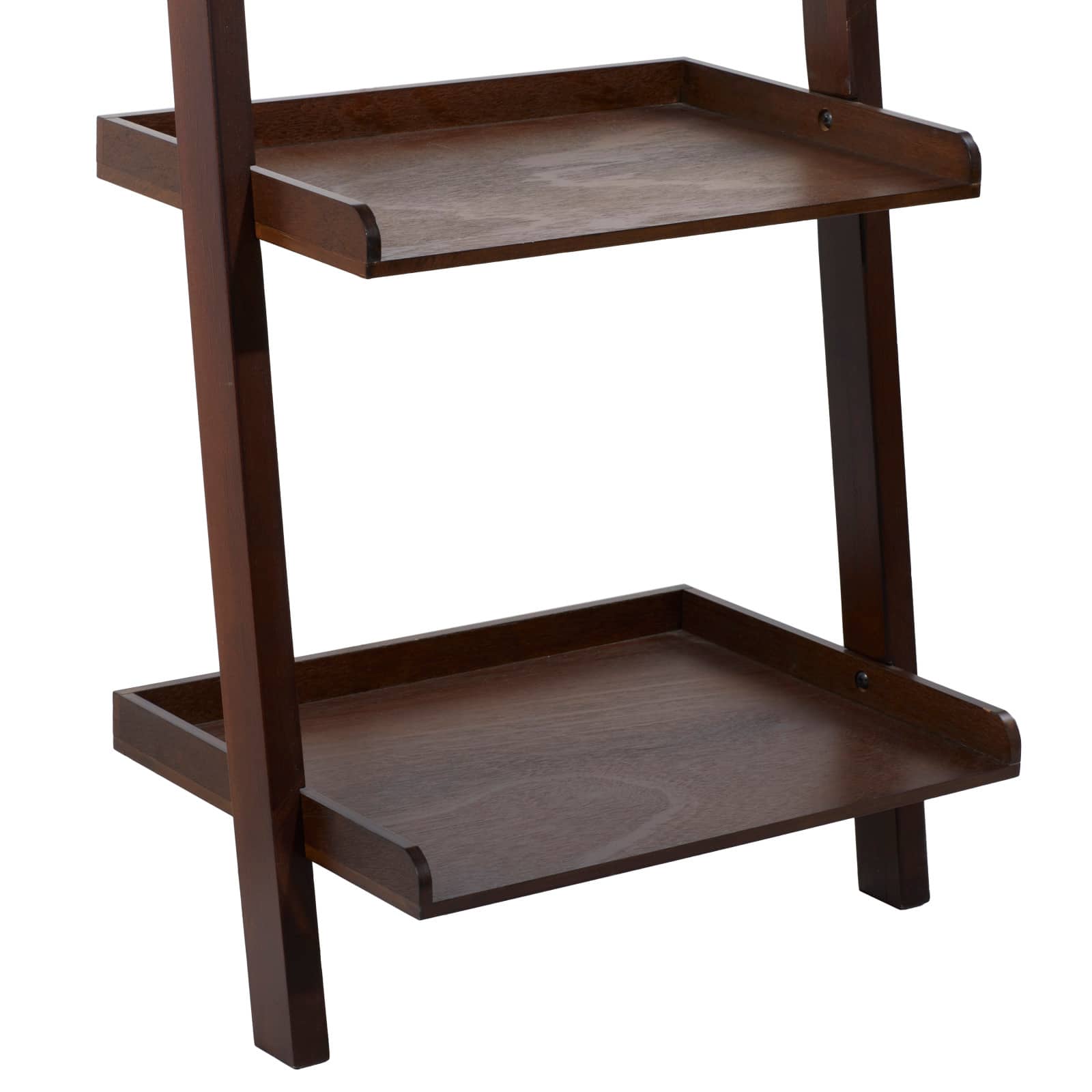 Brown Wood Traditional Shelving Unit, 69 " x 21 " x 14 "
