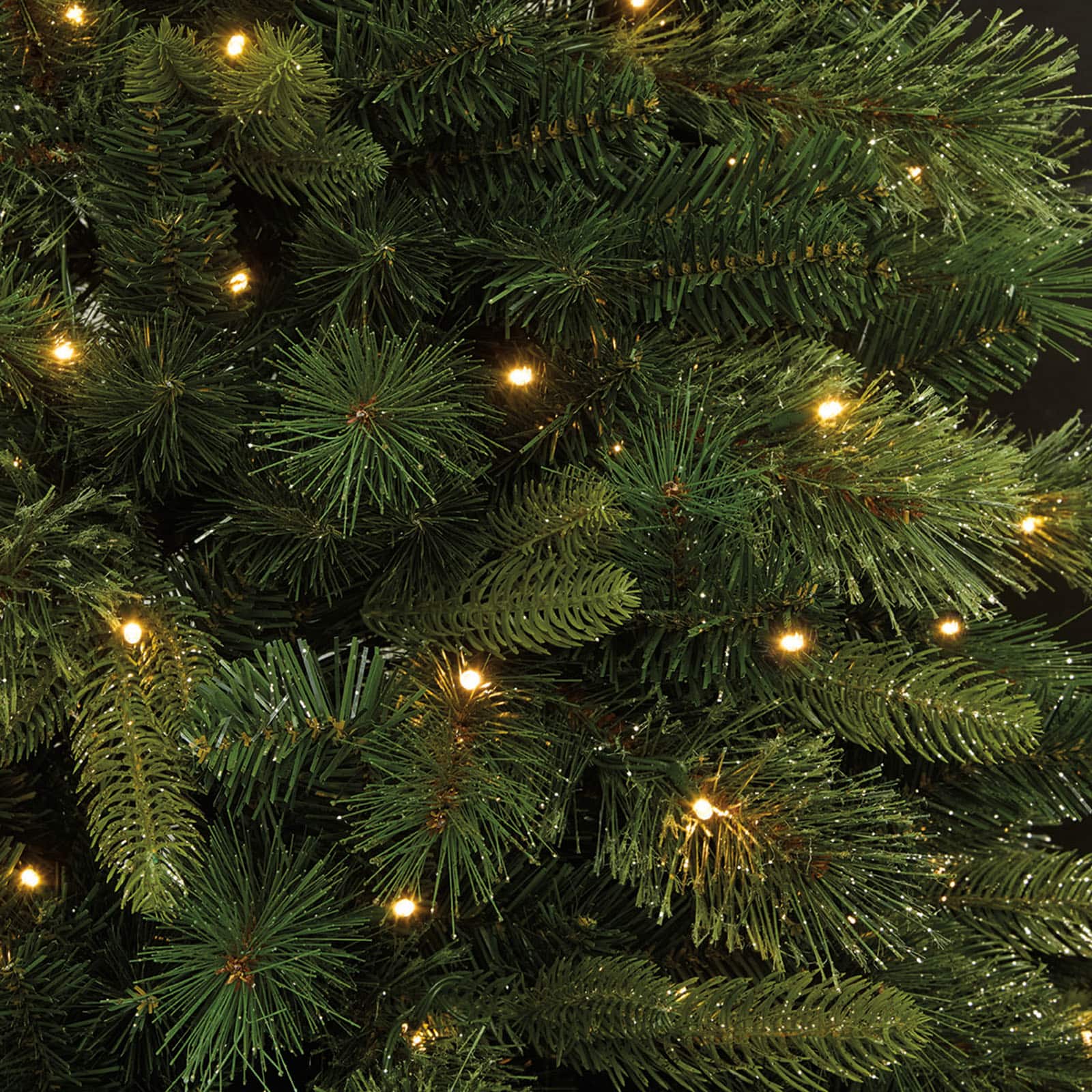 7ft. Pre-Lit Gilded Spruce Artificial Christmas Tree, Warm White LED Lights by Ashland®