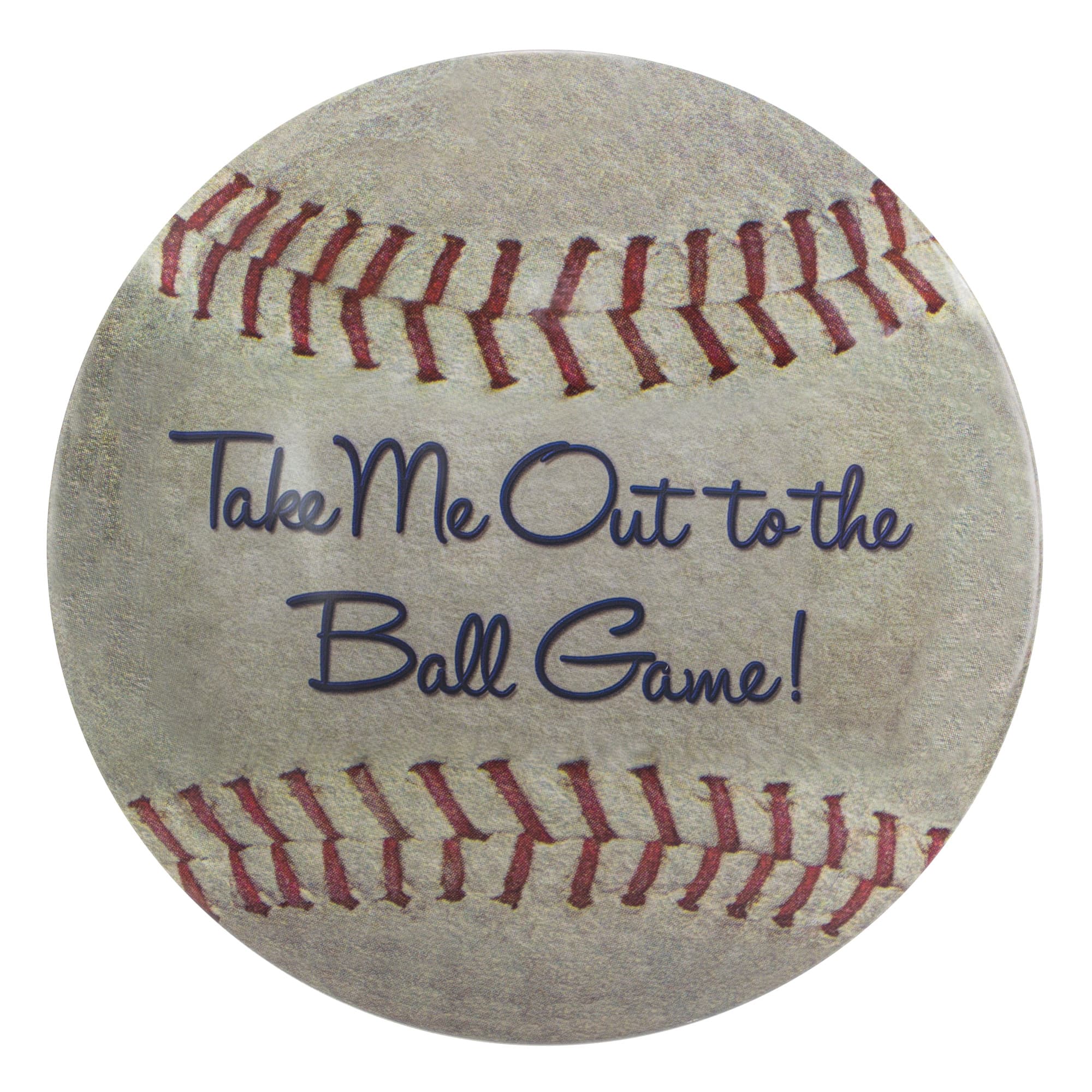 American Art Décor™ 15" Baseball Dome Metal Sign