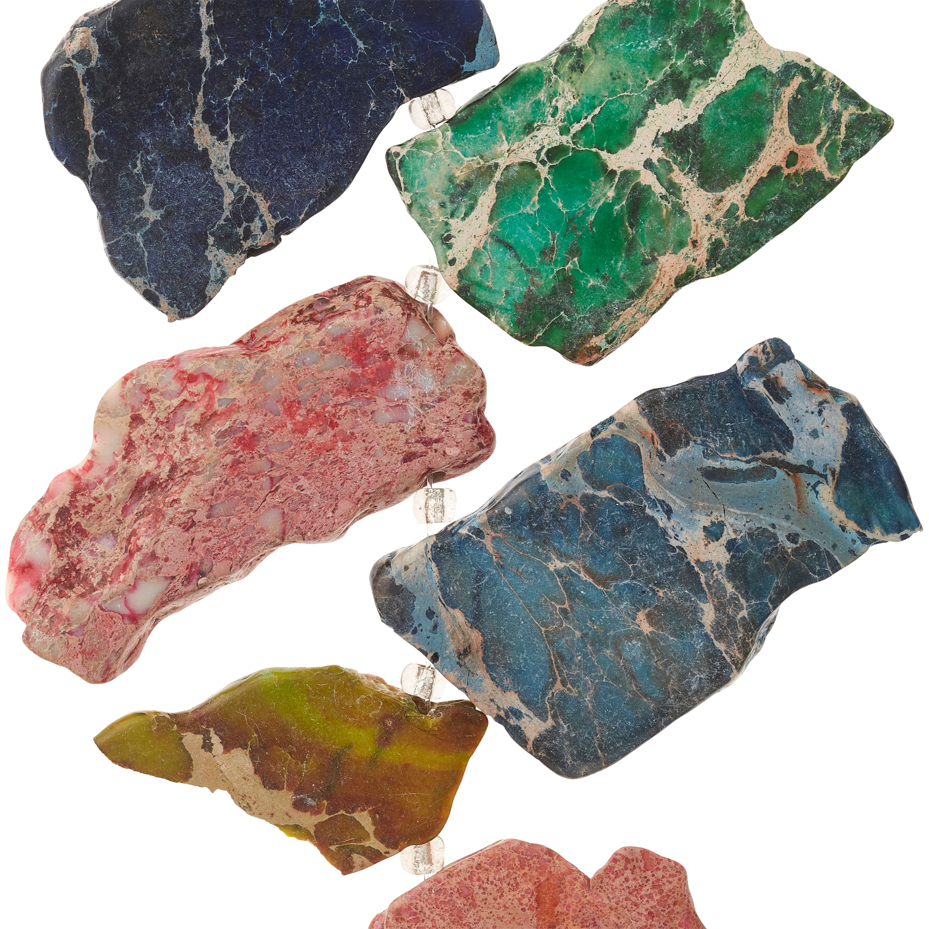 12 Pack: Imperial Jasper Nugget Beads, 25mm by Bead Landing™