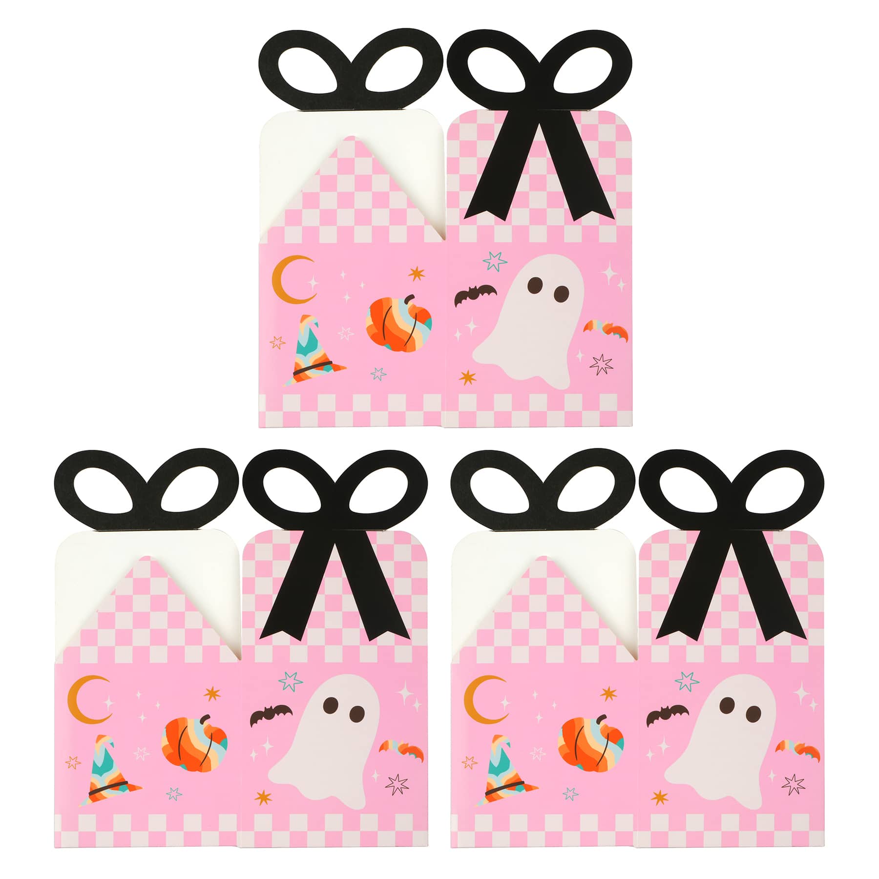 Pink Ghost Treat Boxes, 3ct. by Makery™