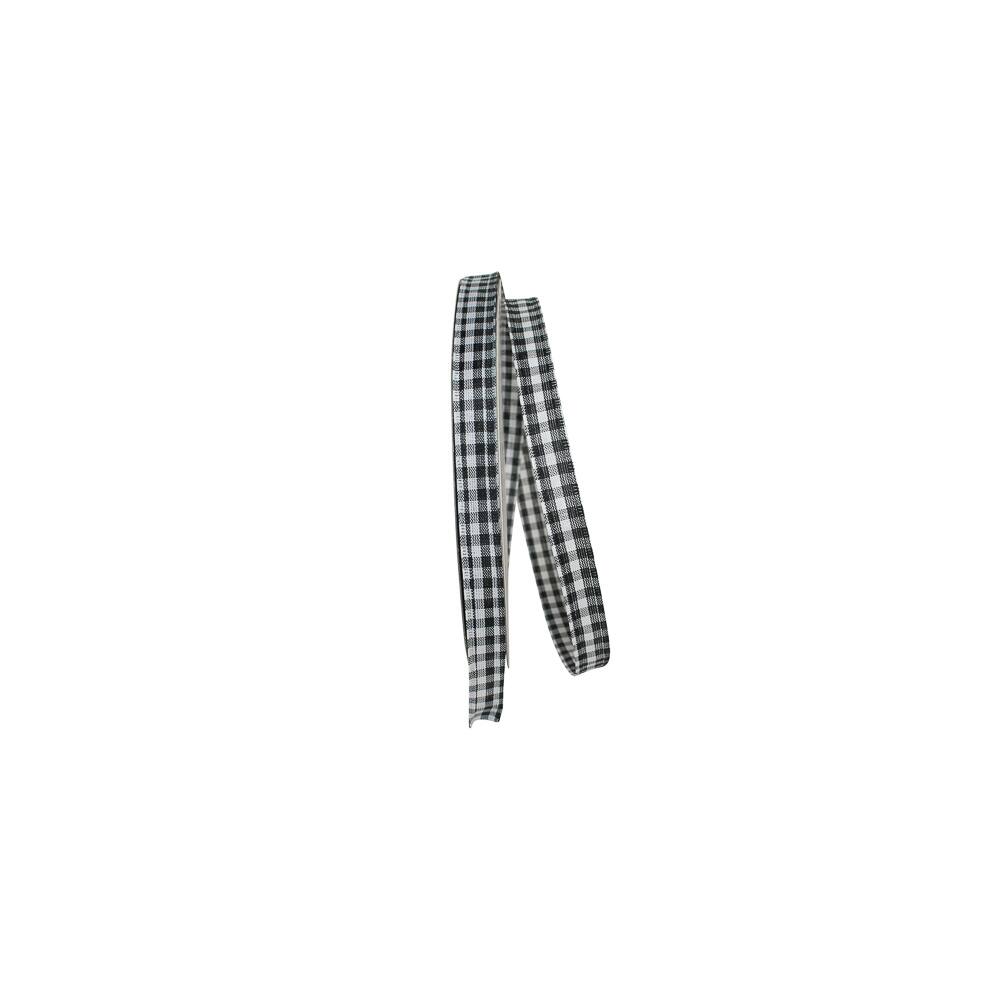 Reliant 5/8" x 50yd. Wired Gingham Ribbon