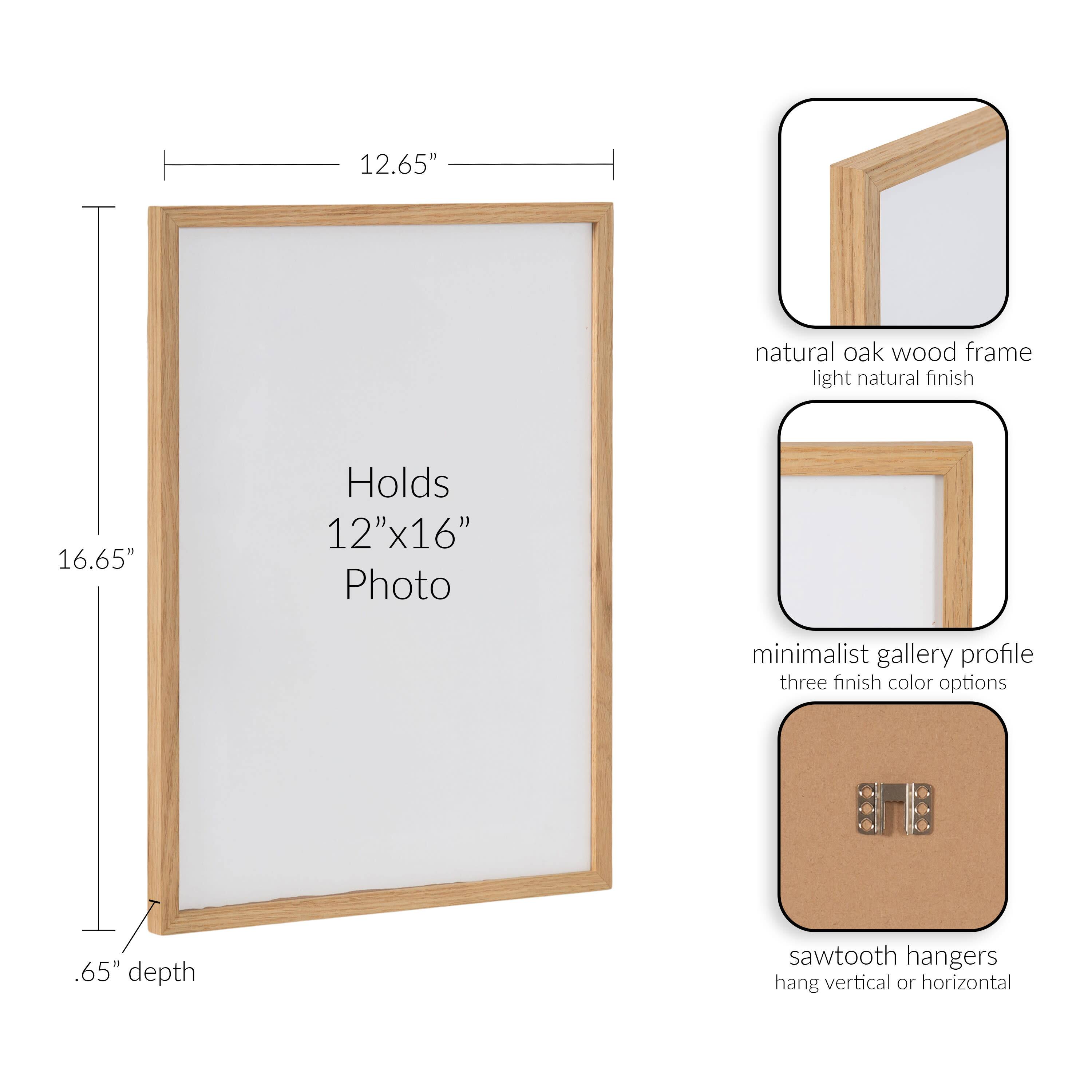 Kate and Laurel Gallery Natural Wood Wall Photo Frame