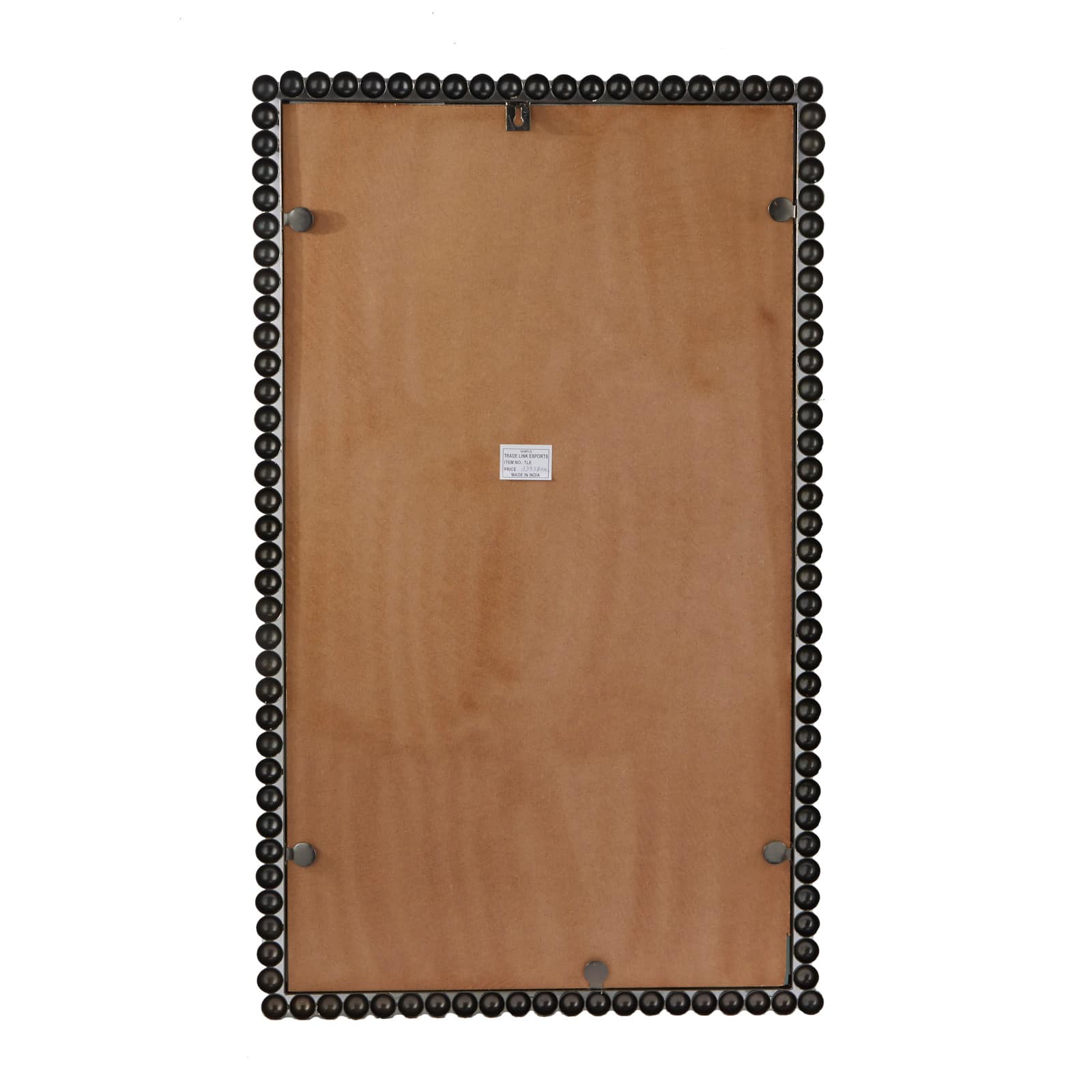 CosmoLiving by Cosmopolitan 40" Beaded Metal Wall Mirror