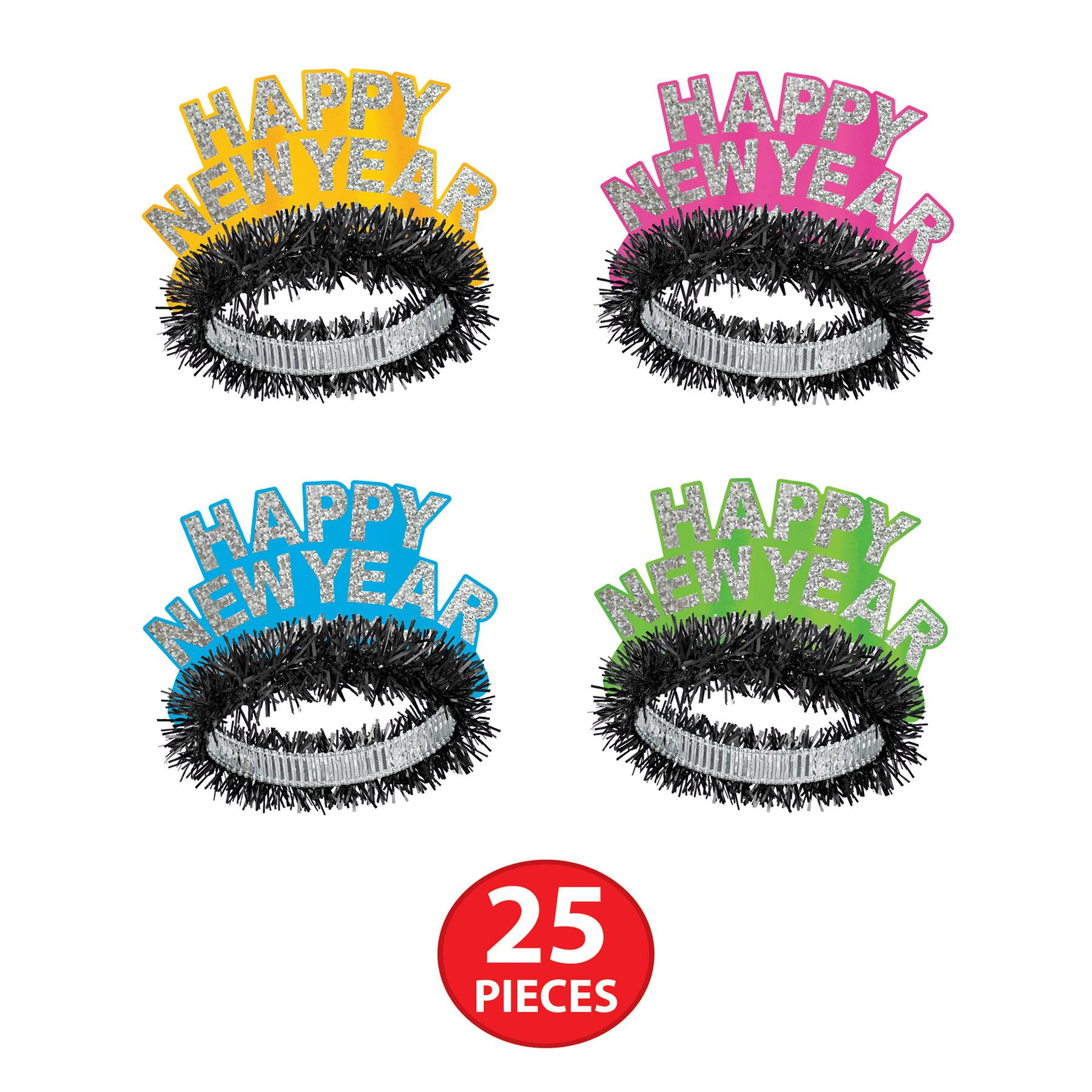 Beistle Neon New Year Legacy Party Favor Kit for 50