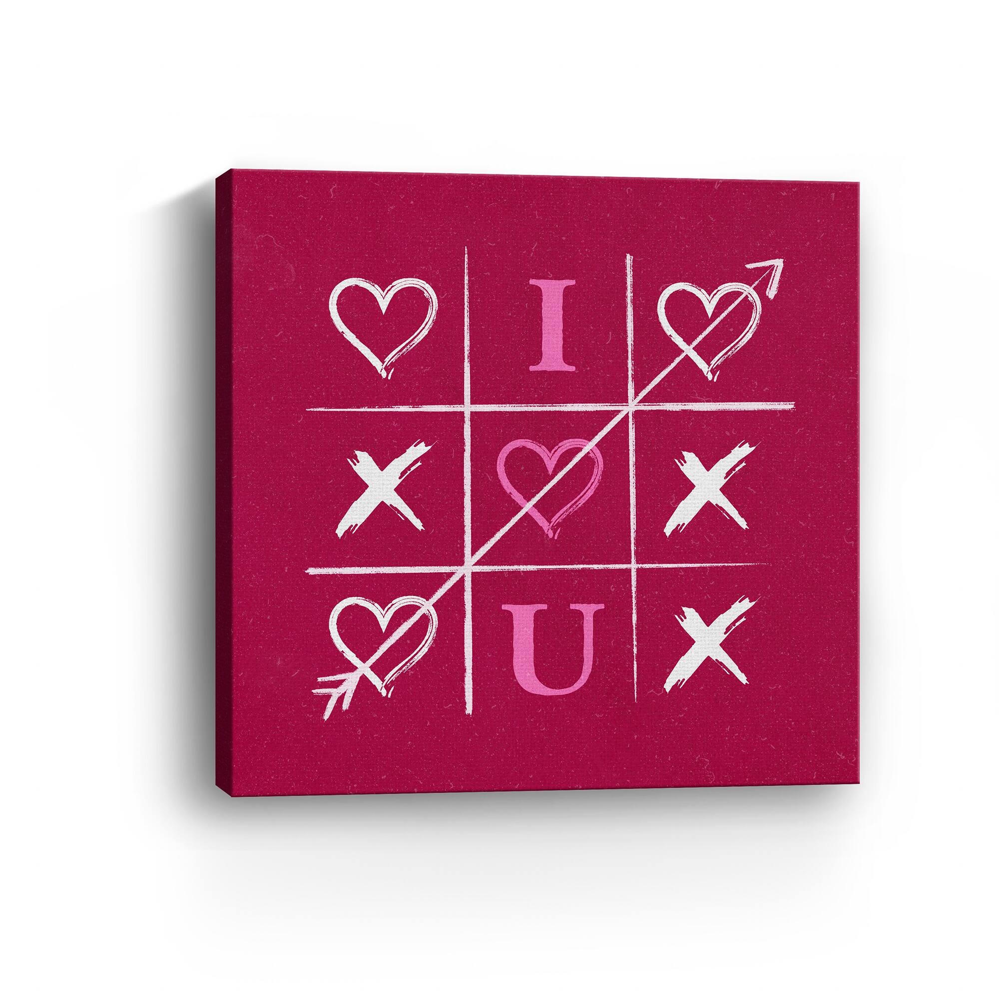 Heart and XO I Canvas Giclée Art