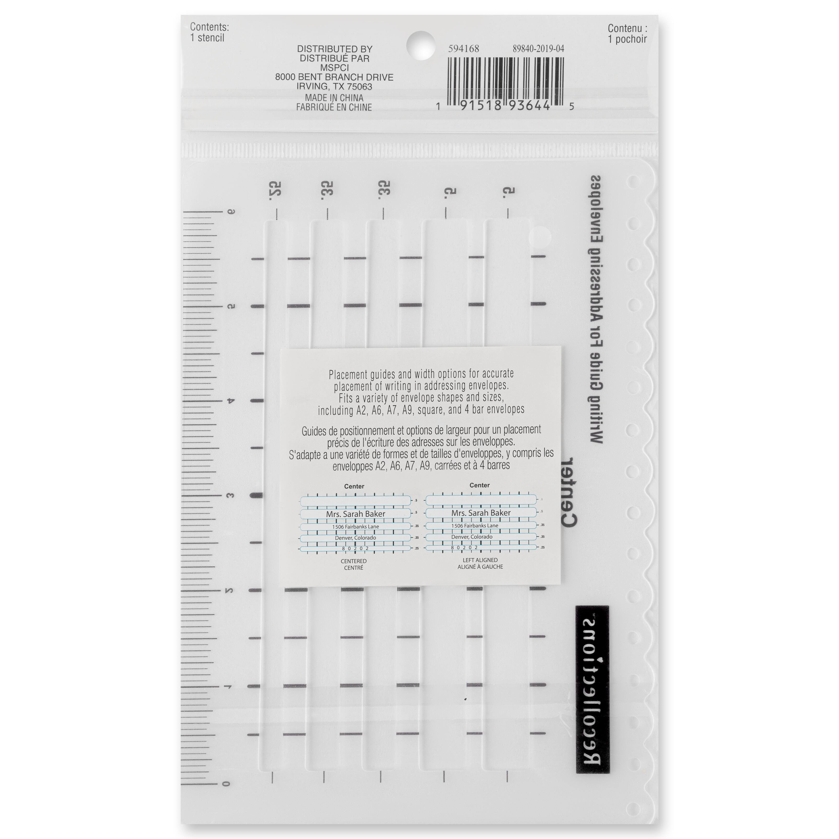 Address Writing Guide by Recollections™