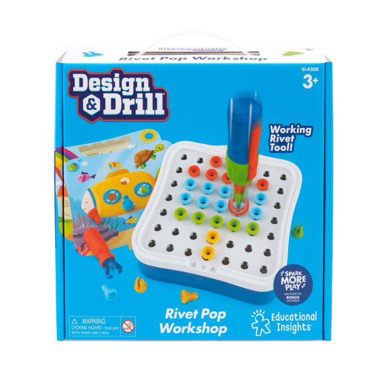 Educational Insights® Design & Drill Rivet Pop Workshop