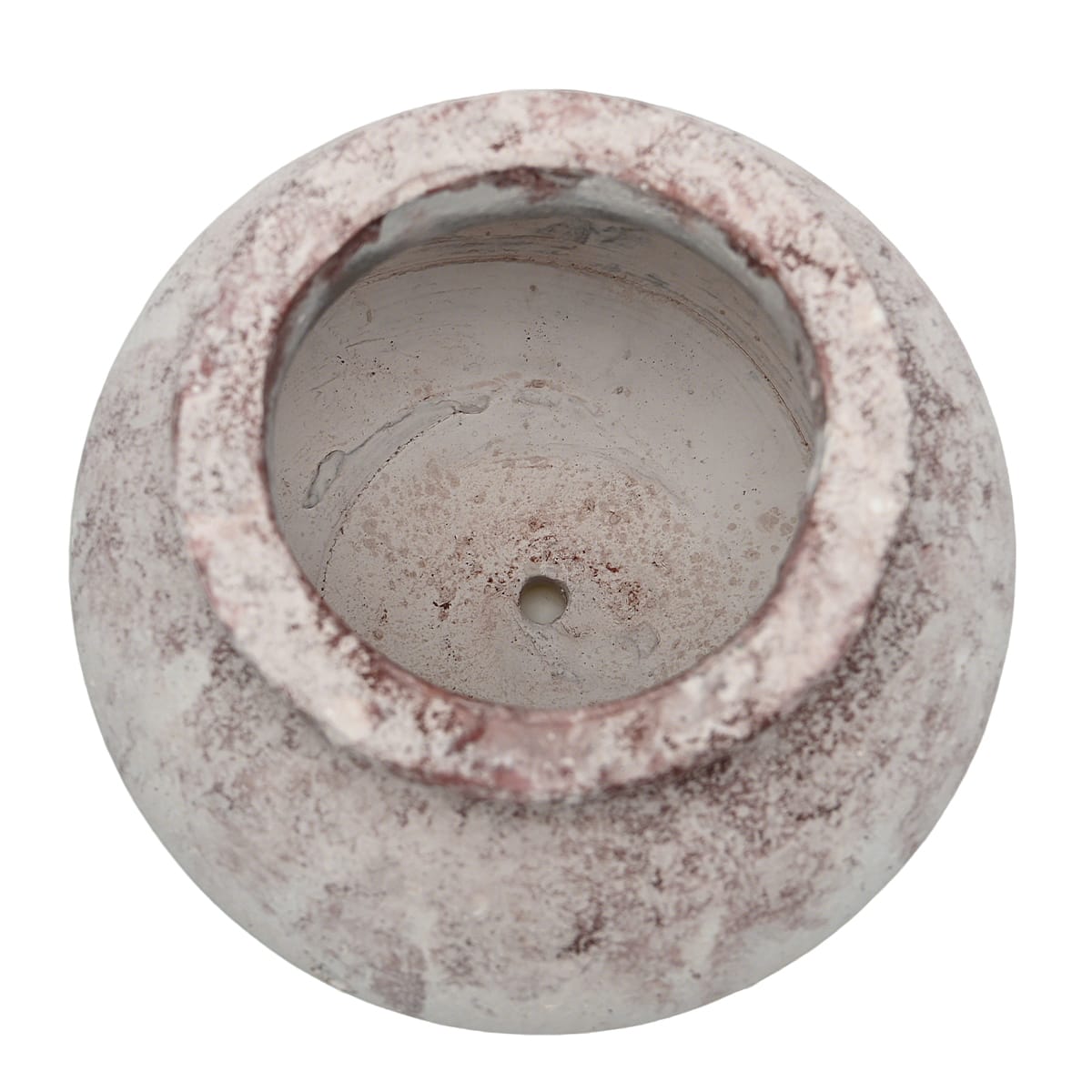 10.25" White-Washed Cement Pot by Ashland®