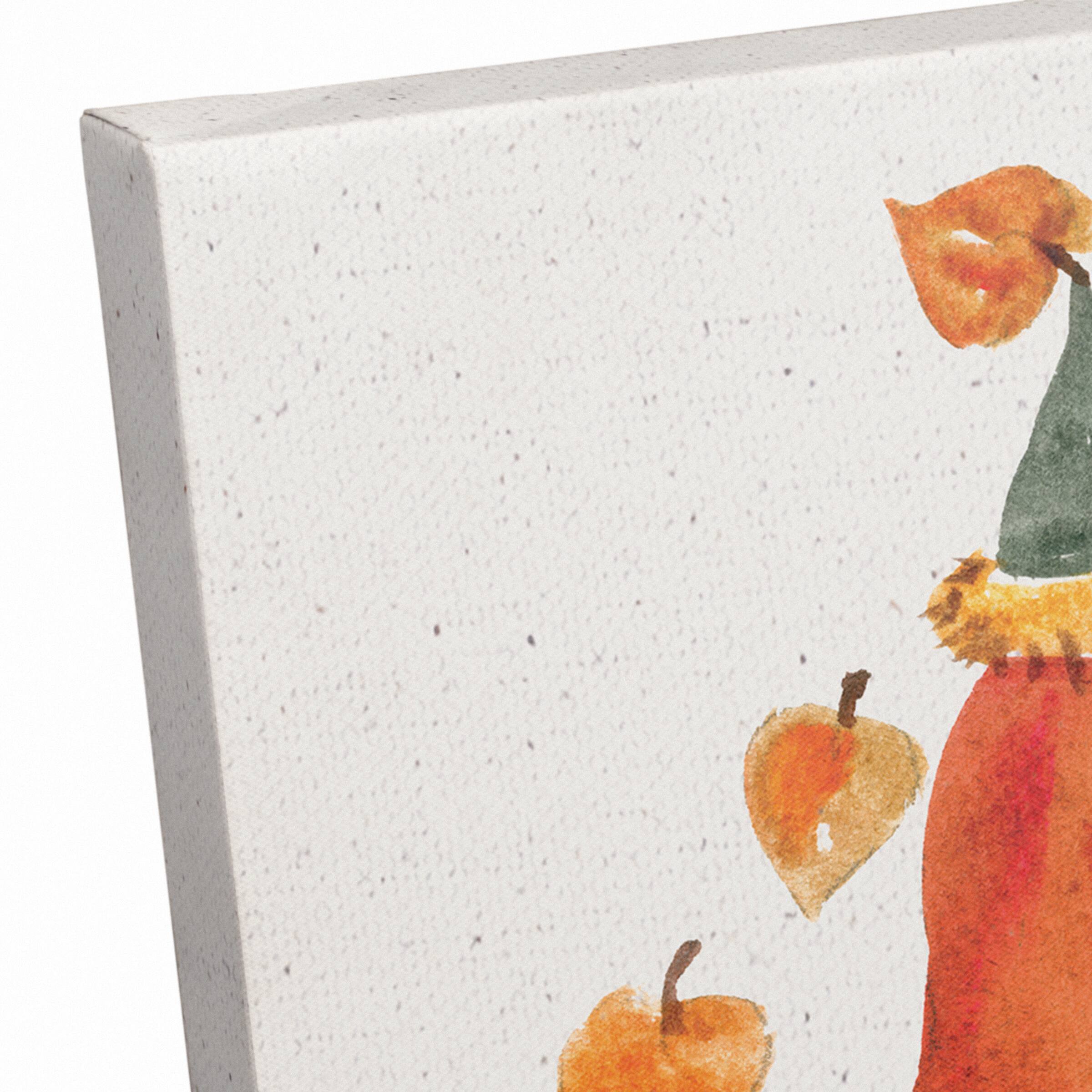 Hello Fall Gnome Canvas Wall Art