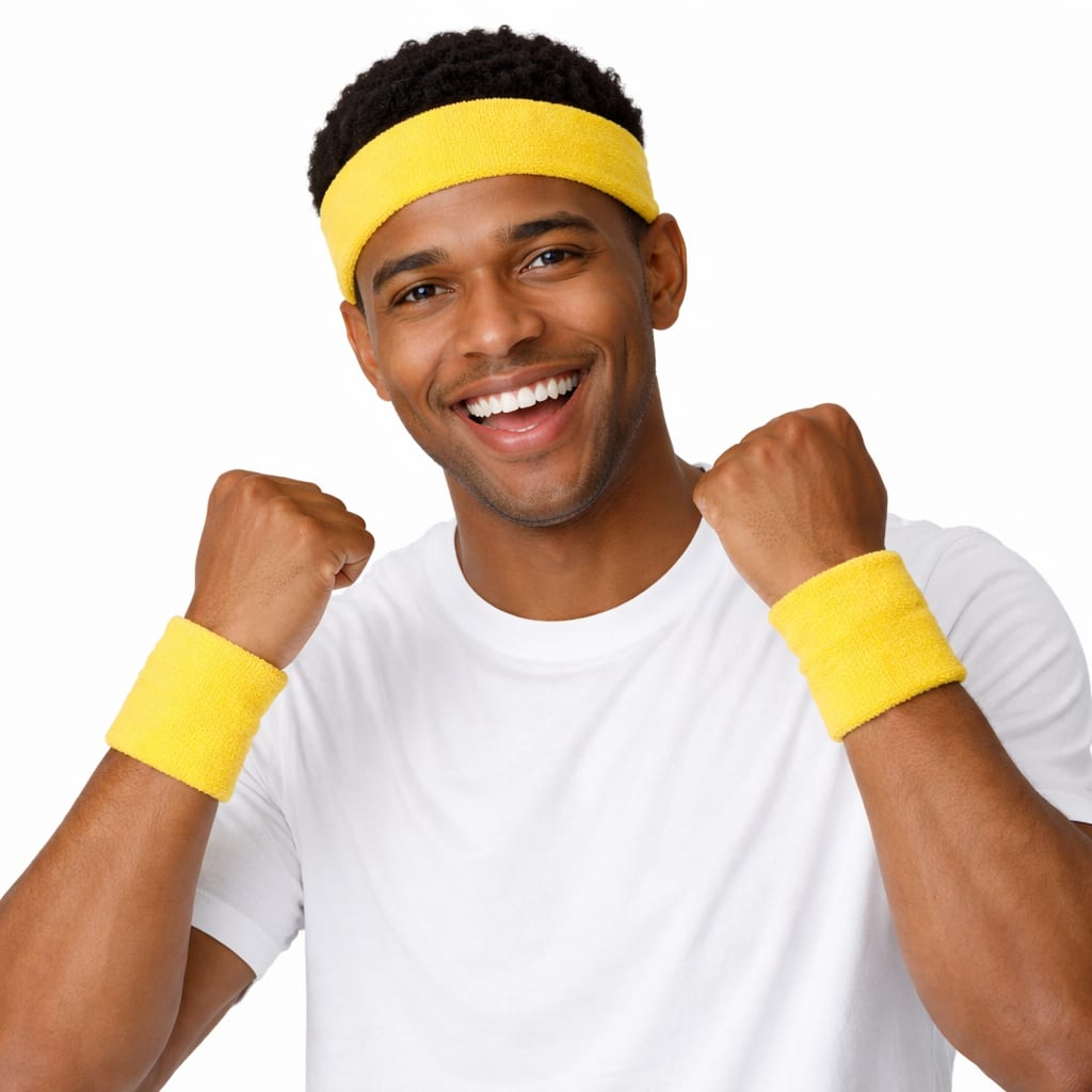 Adult Costume 3-Piece Sweat Band Set