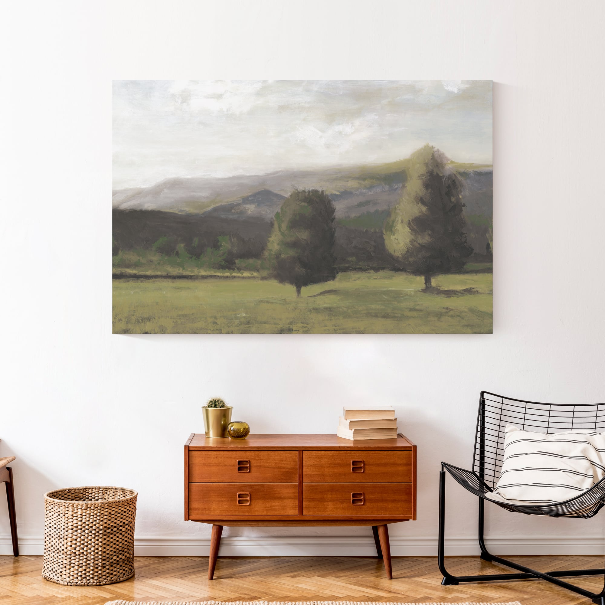 Painterly Treescape 32" x 48" Canvas Wall Art