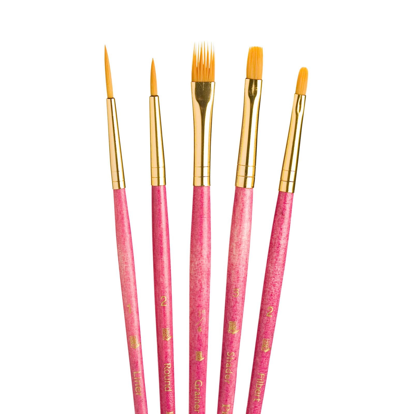 Princeton™ RealValue™ Golden Taklon 5 Piece Brush Set