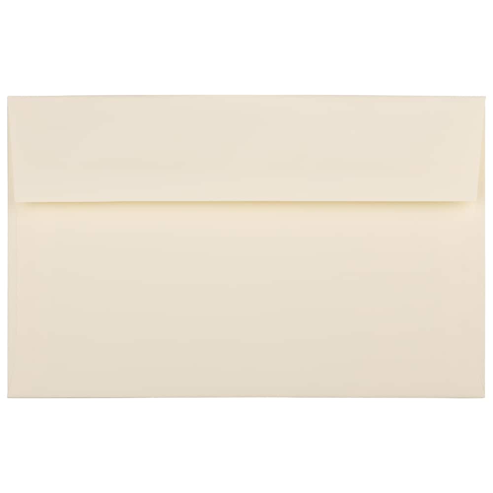 JAM Paper A10 Ivory Wove Strathmore Invitation Envelopes