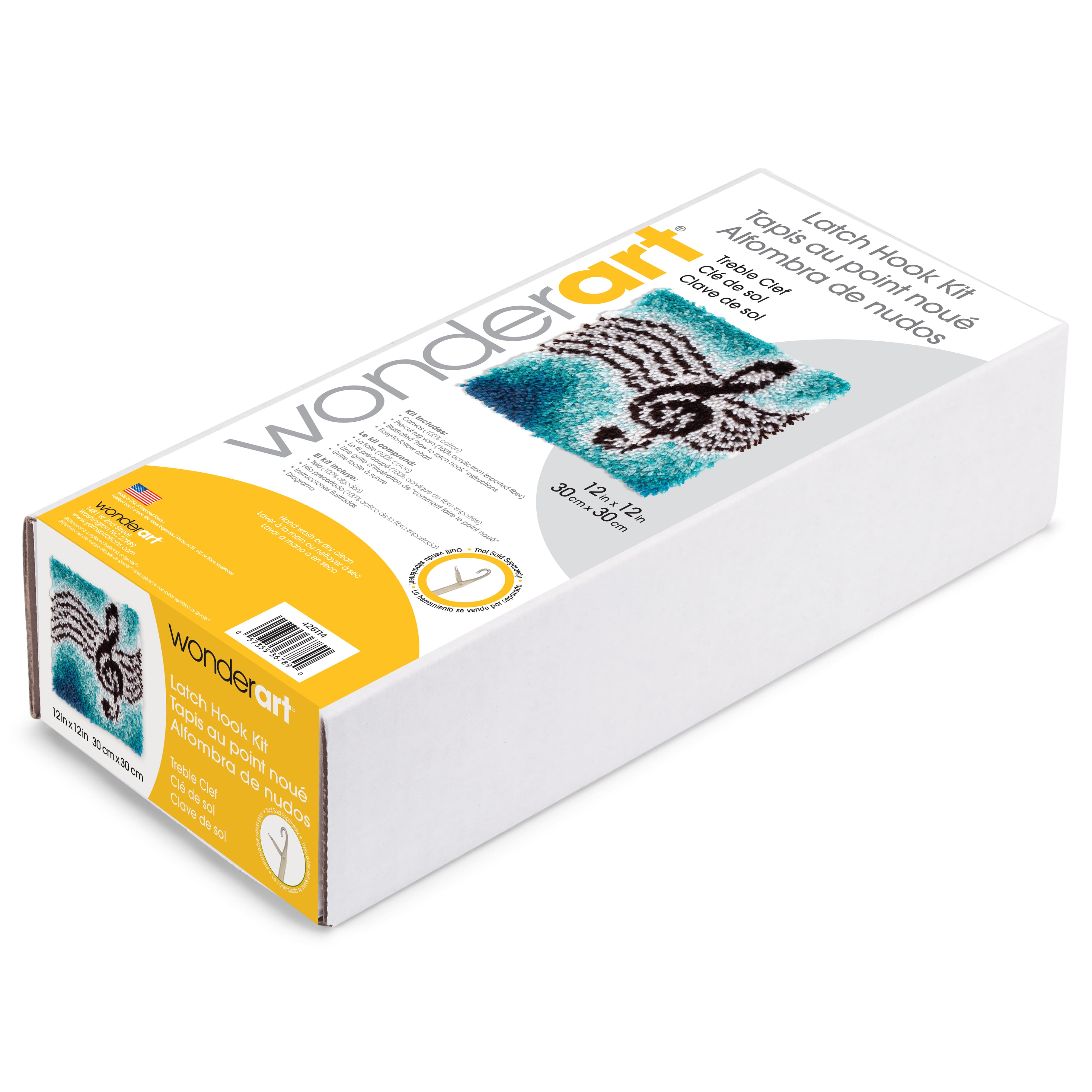 Wonderart® Treble Clef Latch Hook Kit
