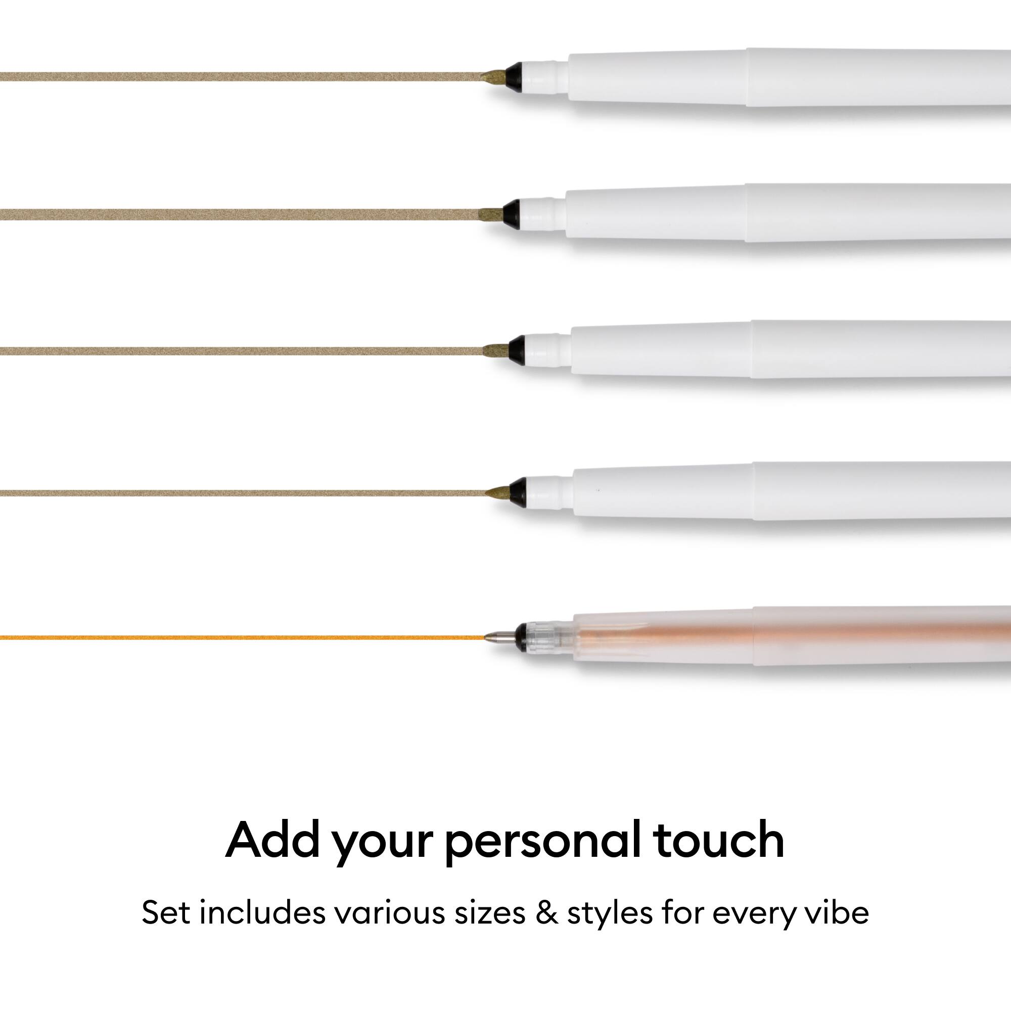Cricut® Gold Sampler Multi Pen Set + Adapter