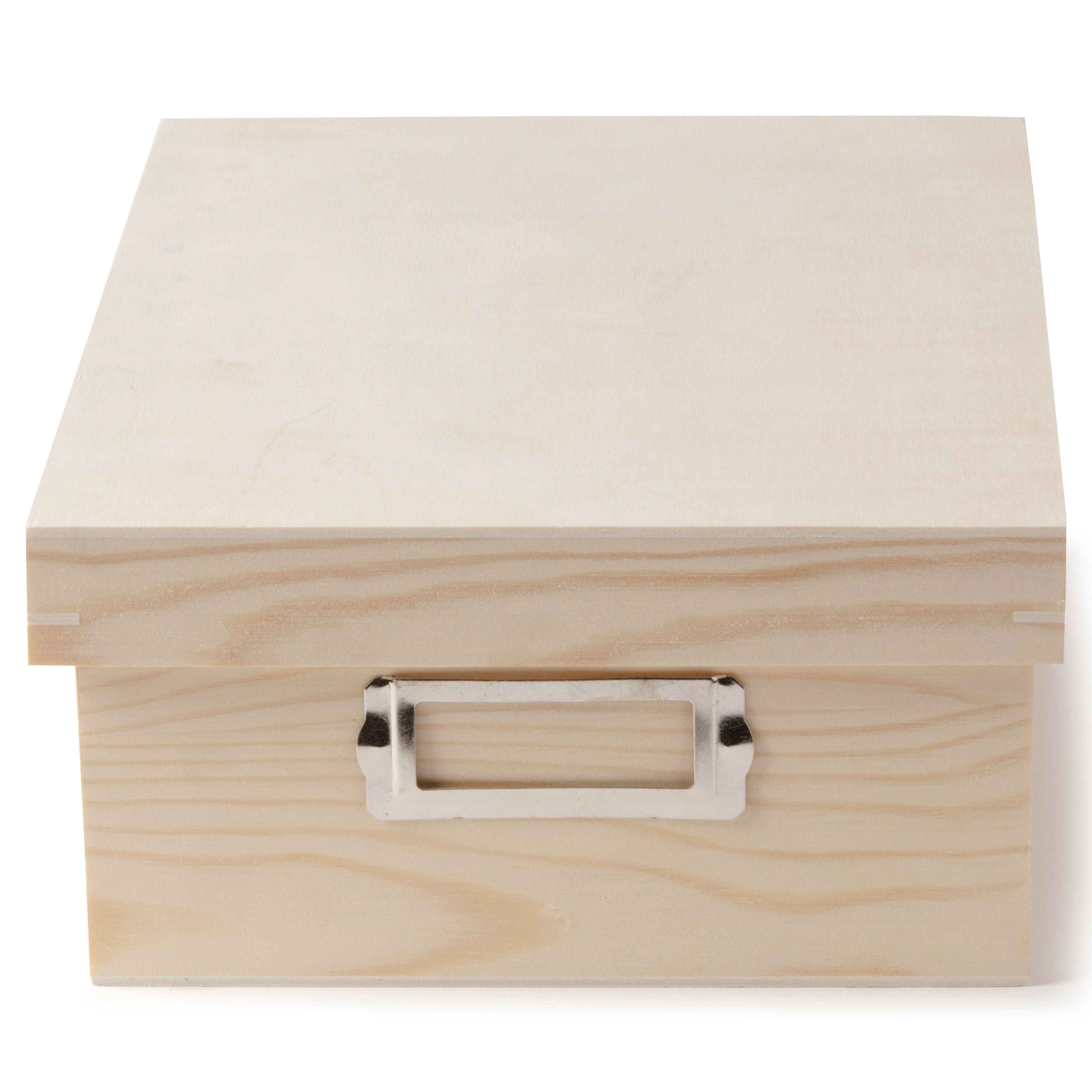 Wood Photo Box with Lid by Make Market®