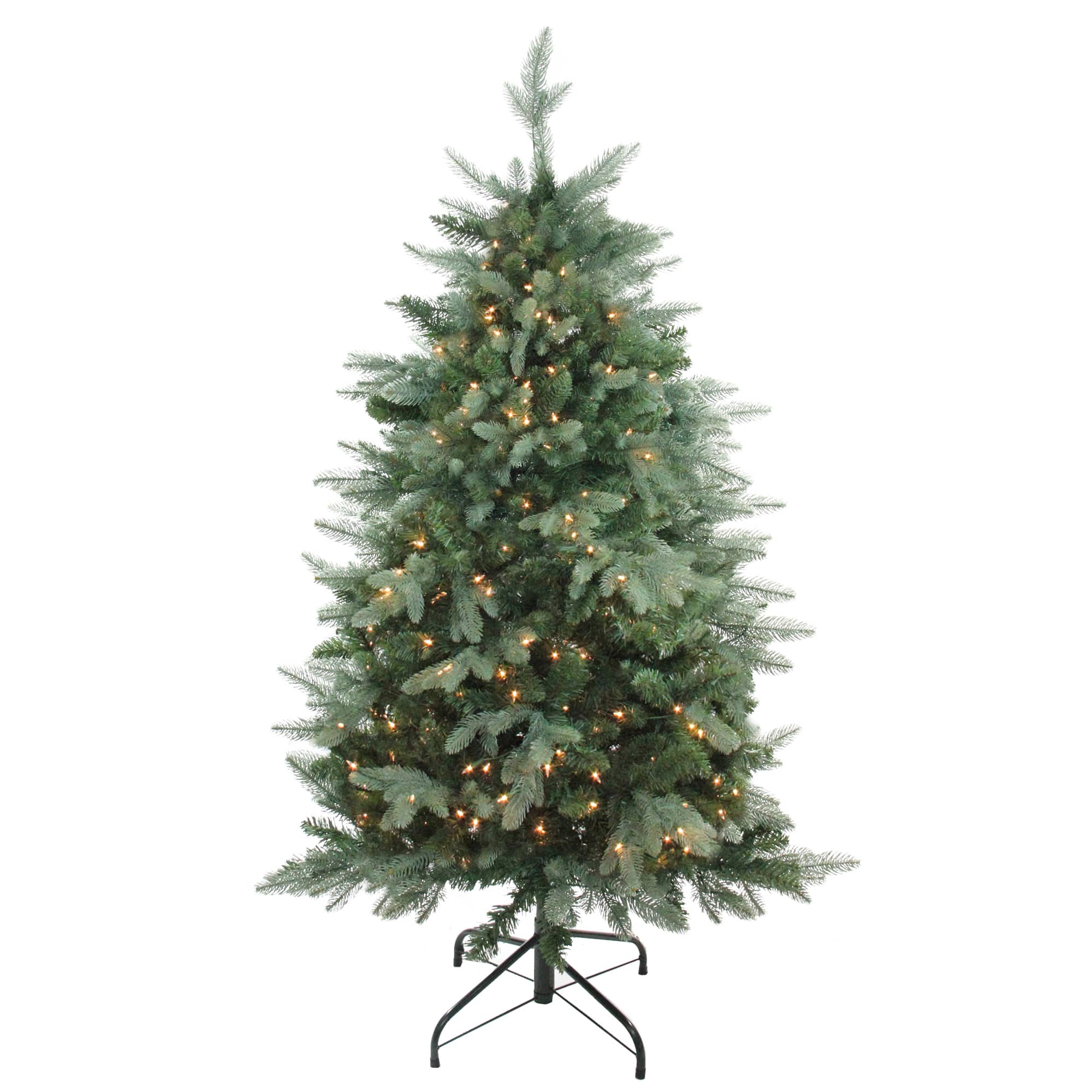 4.5Ft Pre-Lit Real Touch™️ Washington Frasier Fir Artificial Christmas Tree, Clear Lights By Northlight in Green | 4.5 ft | Michaels®