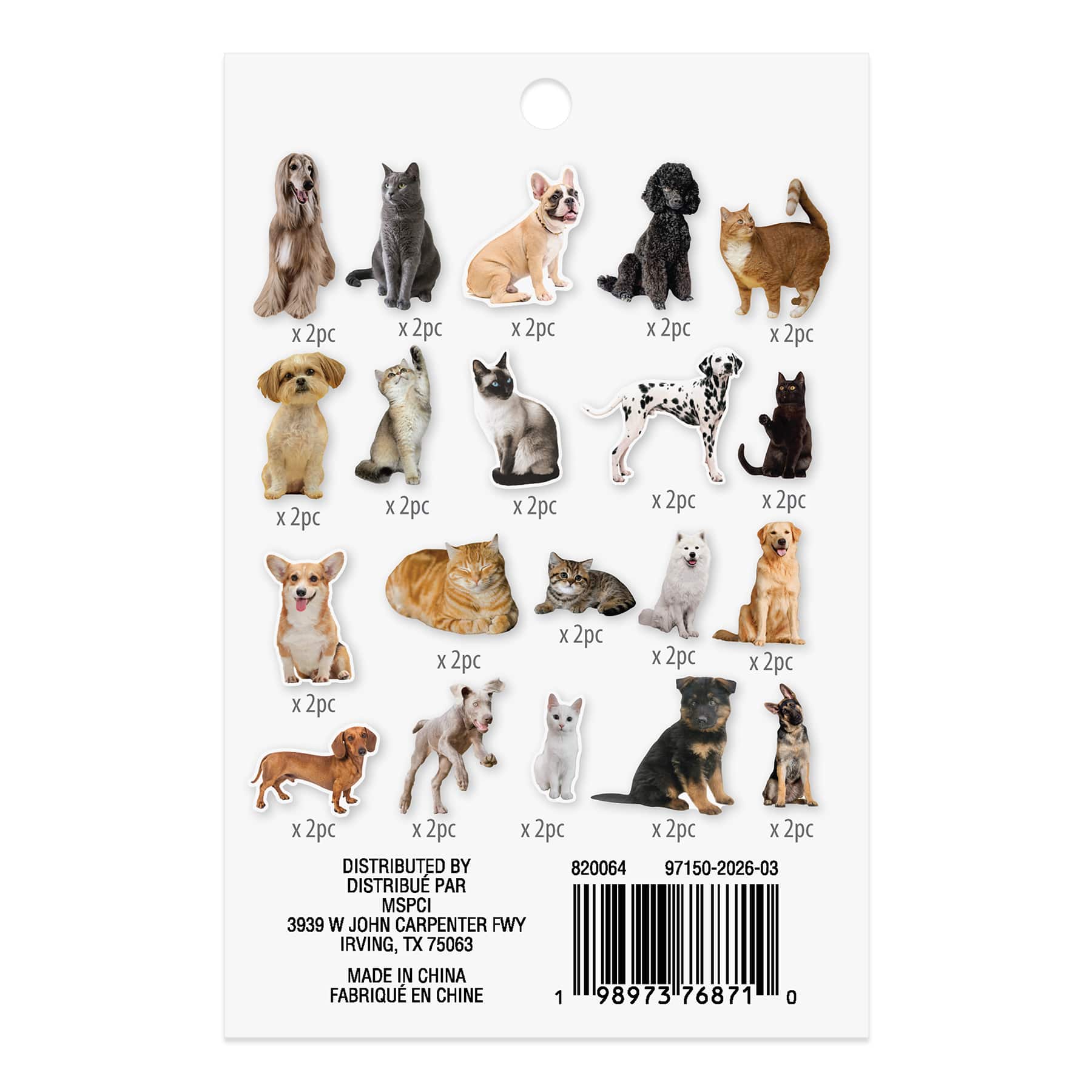 Cat and Dog Vinyl Die Cut Stickers by Recollections™