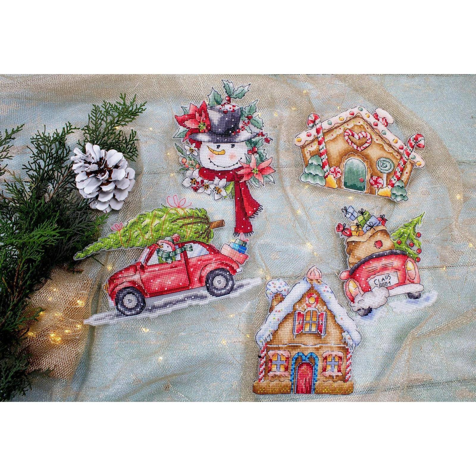 Letistitch Christmas Ornaments Counted Cross Stitch Kit