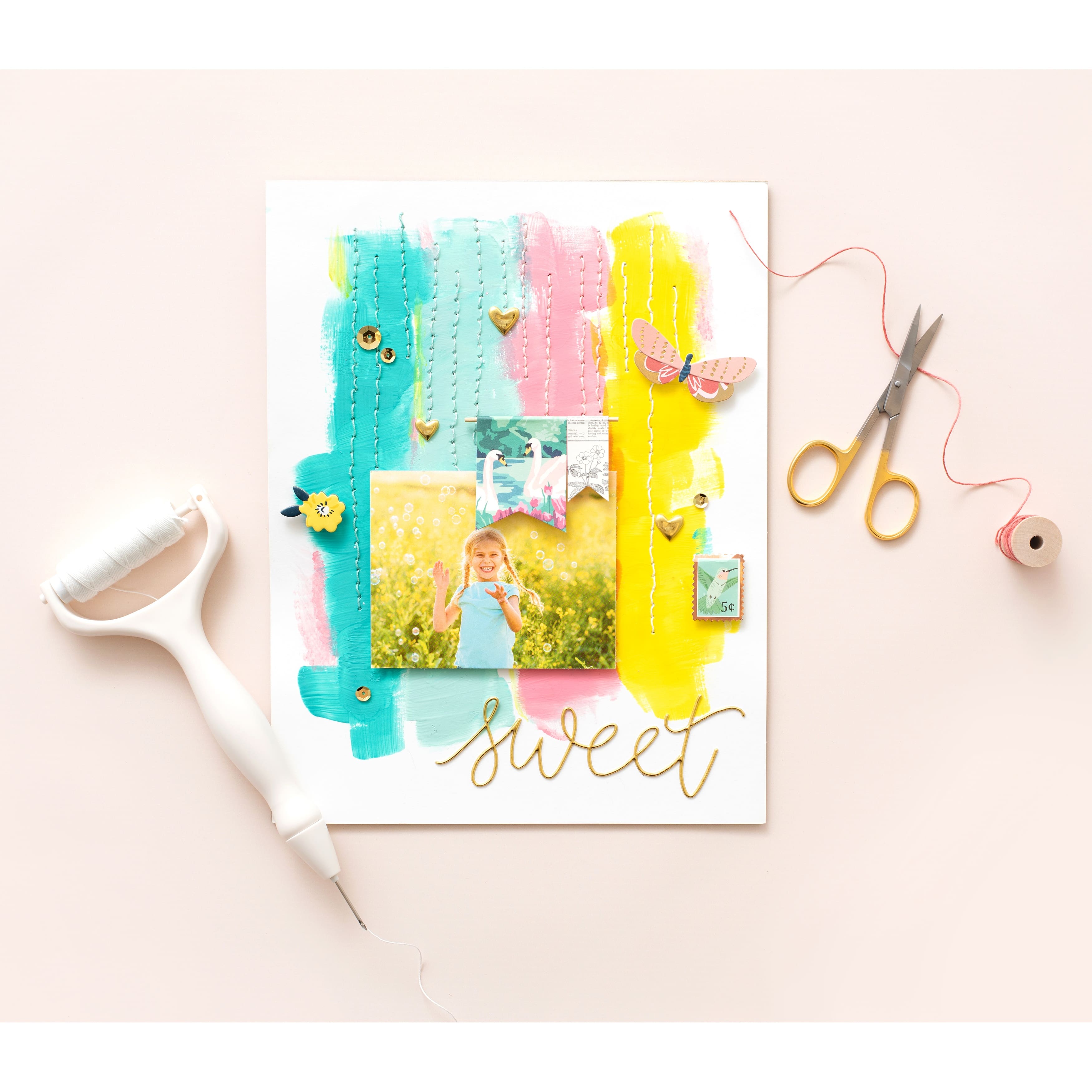 We R Memory Keepers® Stitch Happy Pen™ Punch Needle Kit