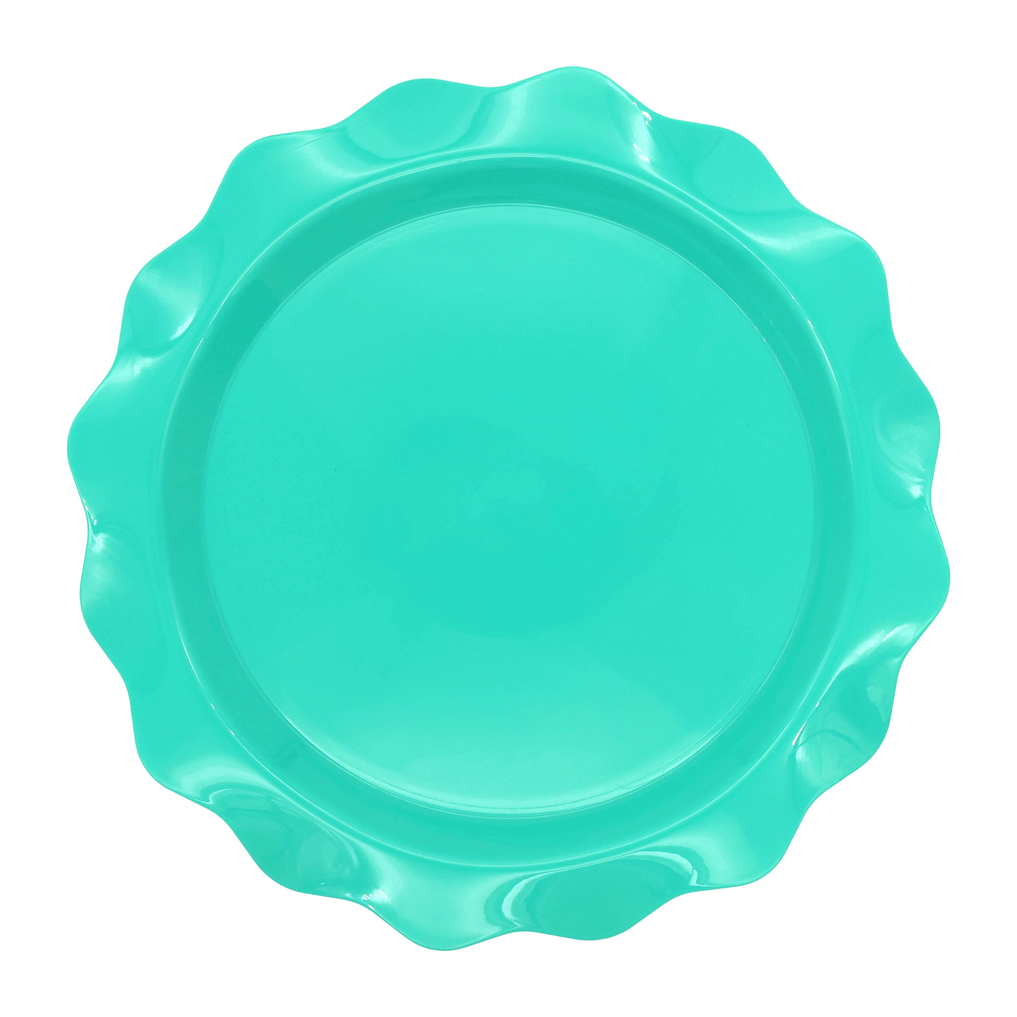 Jonathan Adler x Michaels 13" Teal Charger Plates, 6ct.
