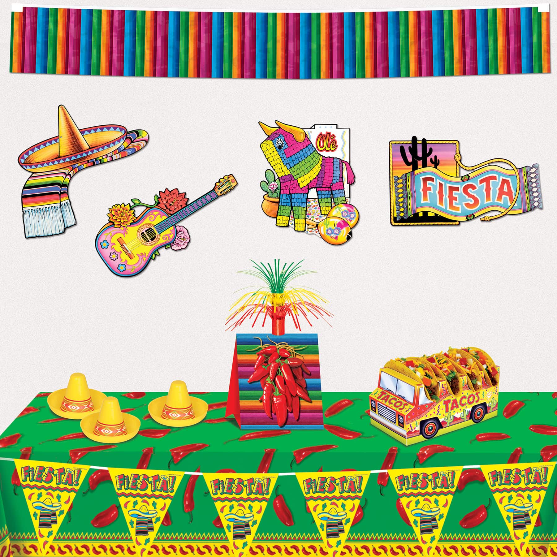 Beistle Fiesta Cutout Packs, 2ct.