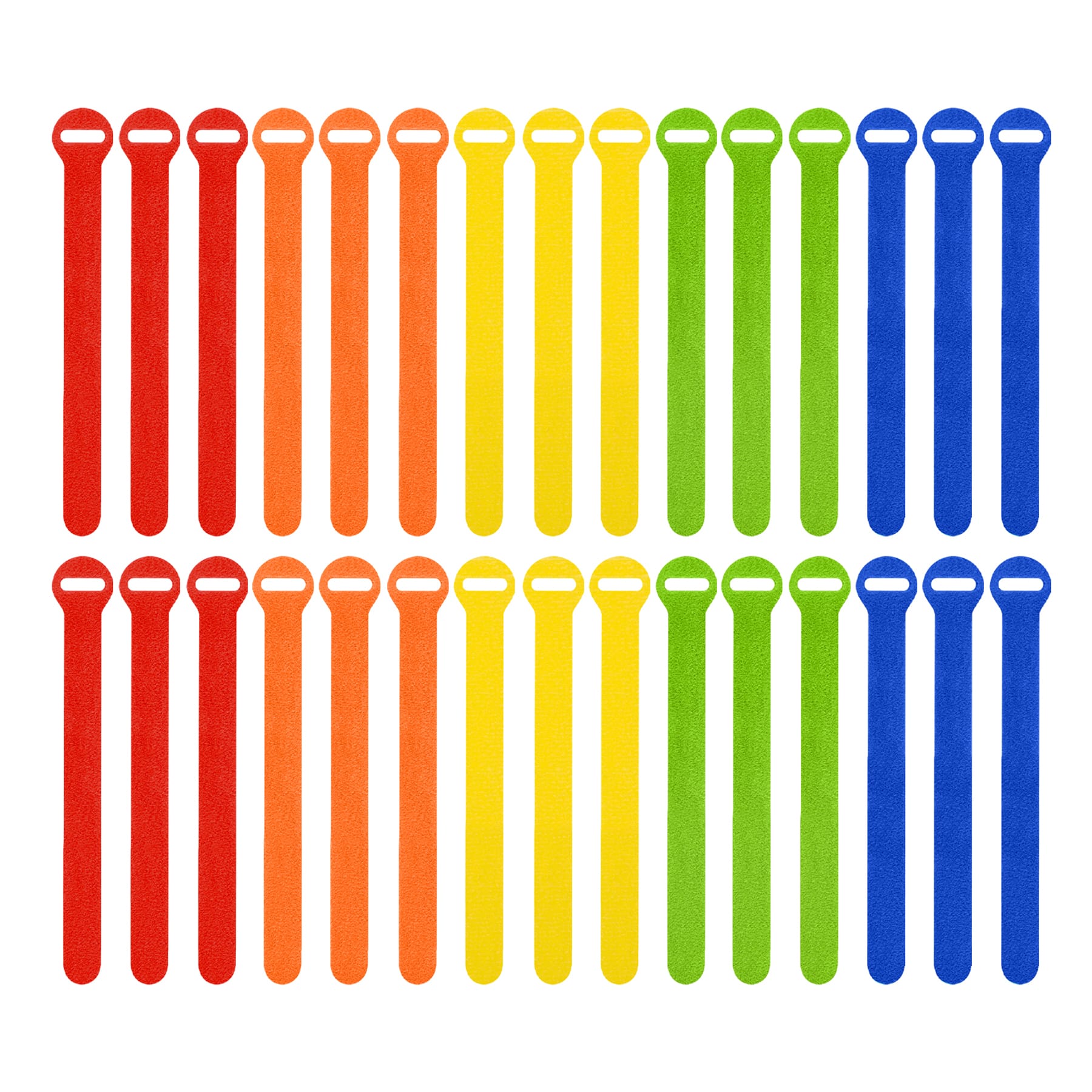 Wrap-It Storage® 6" Multicolor Self-Gripping Cable Ties, 30ct.