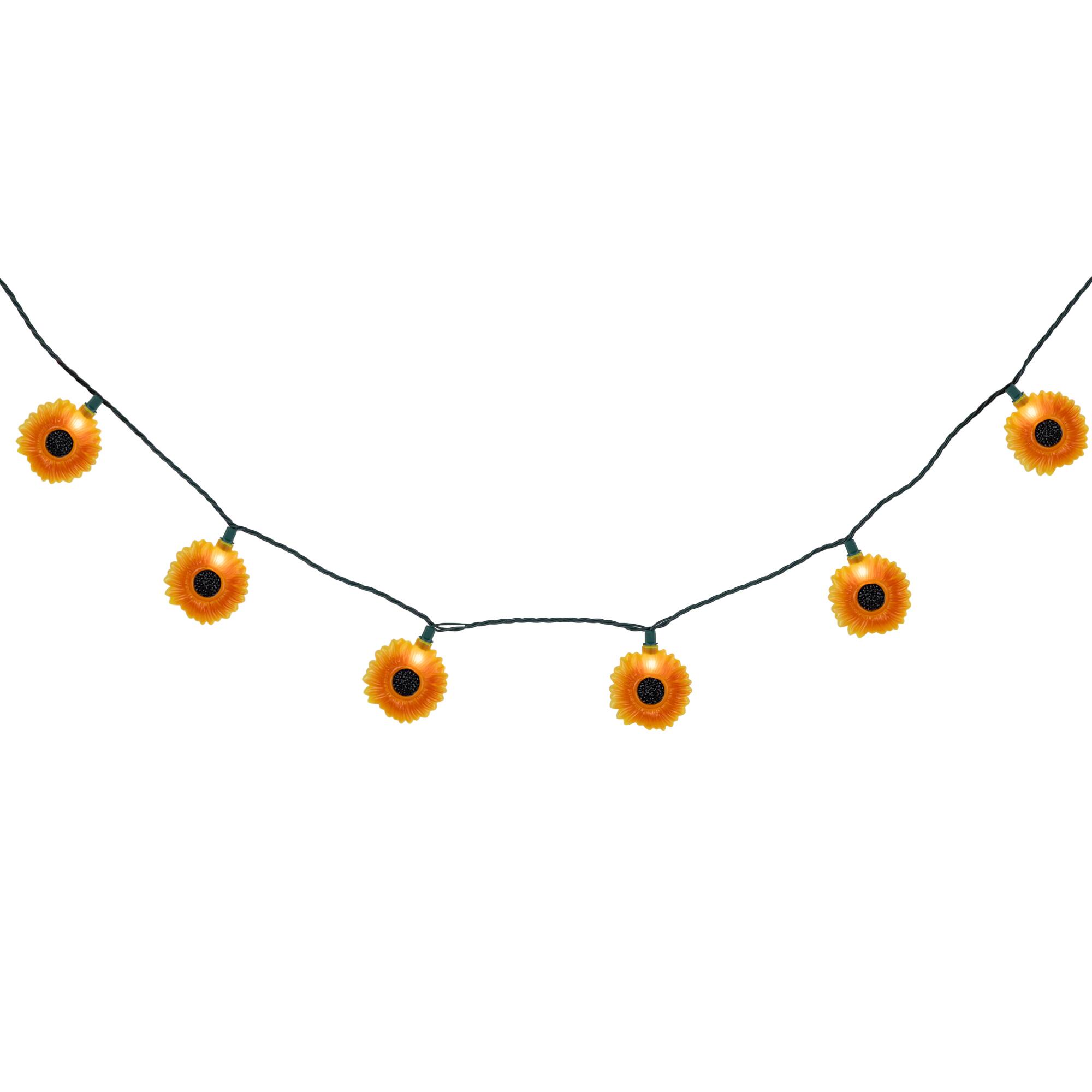 10ct. Sunflower Patio String Lights