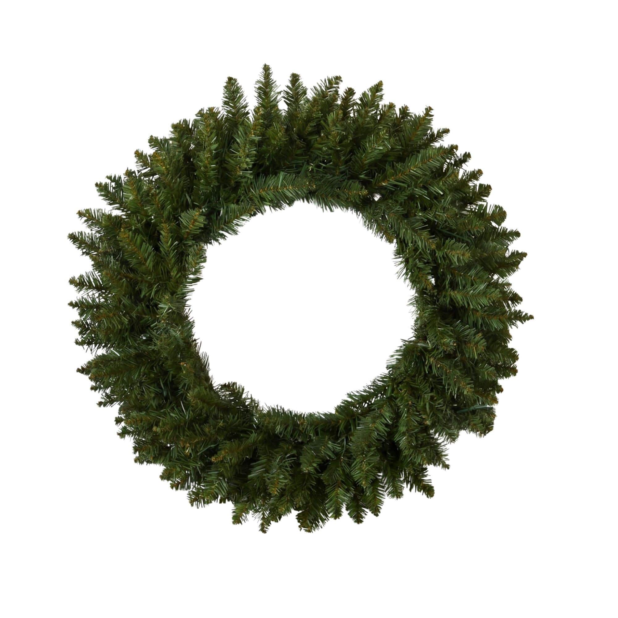 Nearly Natural 24" Artificial Green Pine Christmas Wreath