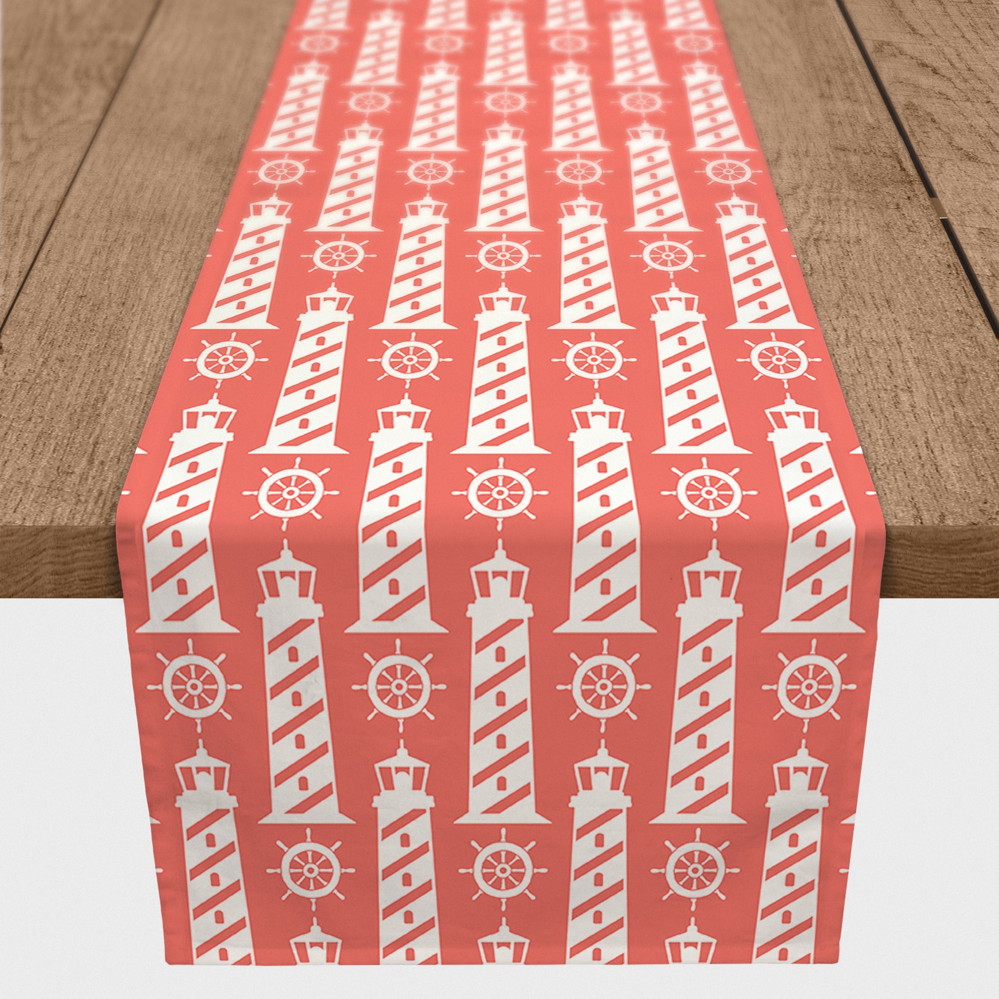 Light Houses Indoor/Outdoor Table Runner